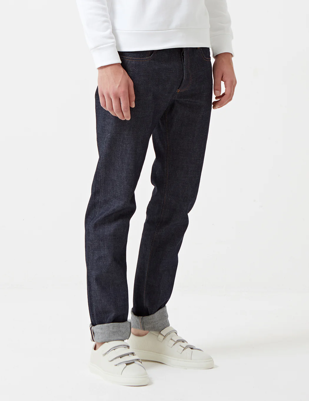 A.P.C. Petit Standard Jeans (Slim Straight) - Indigo Blue Denim - Image 3