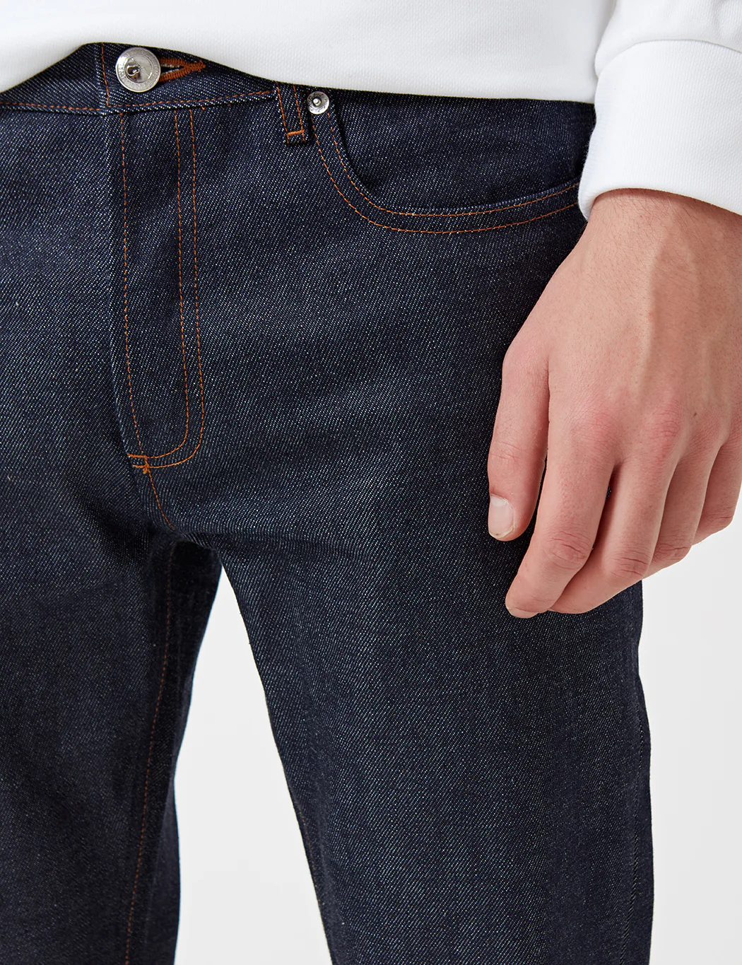 A.P.C. Petit Standard Jeans (Slim Straight) - Indigo Blue Denim - Image 6