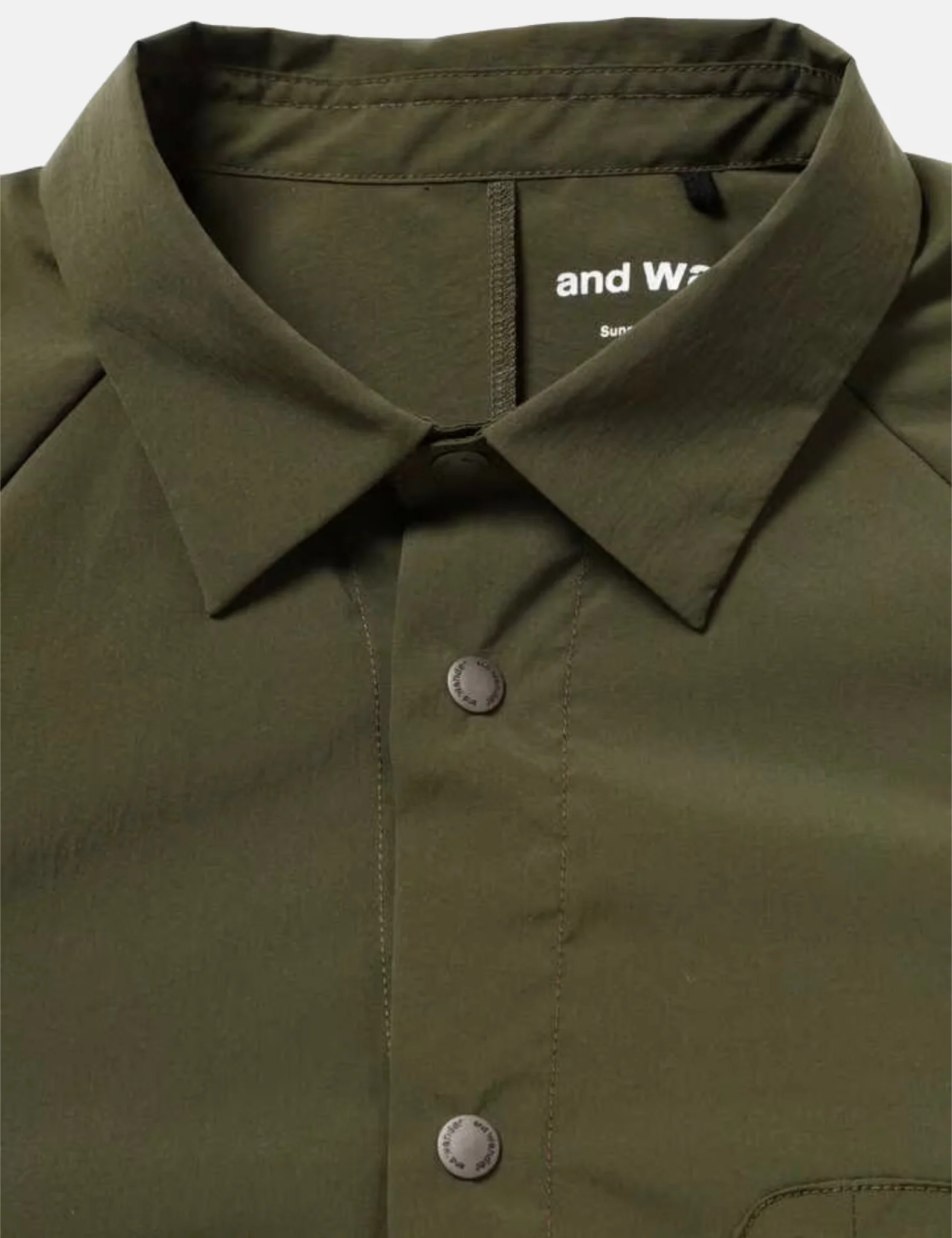 and Wander Fleece Base Long Sleeve Shirt - Khaki Green - Image 6