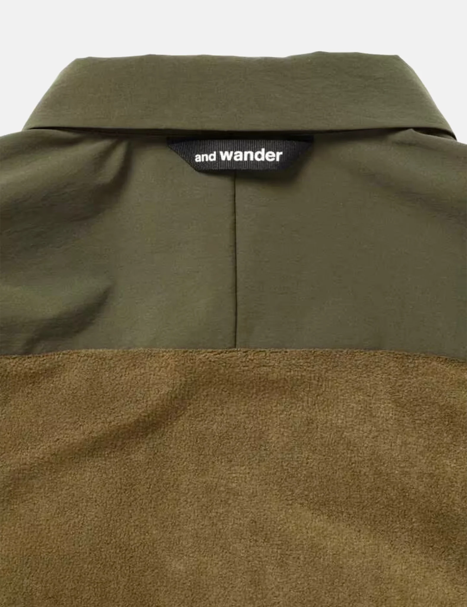 and Wander Fleece Base Long Sleeve Shirt - Khaki Green - Image 7