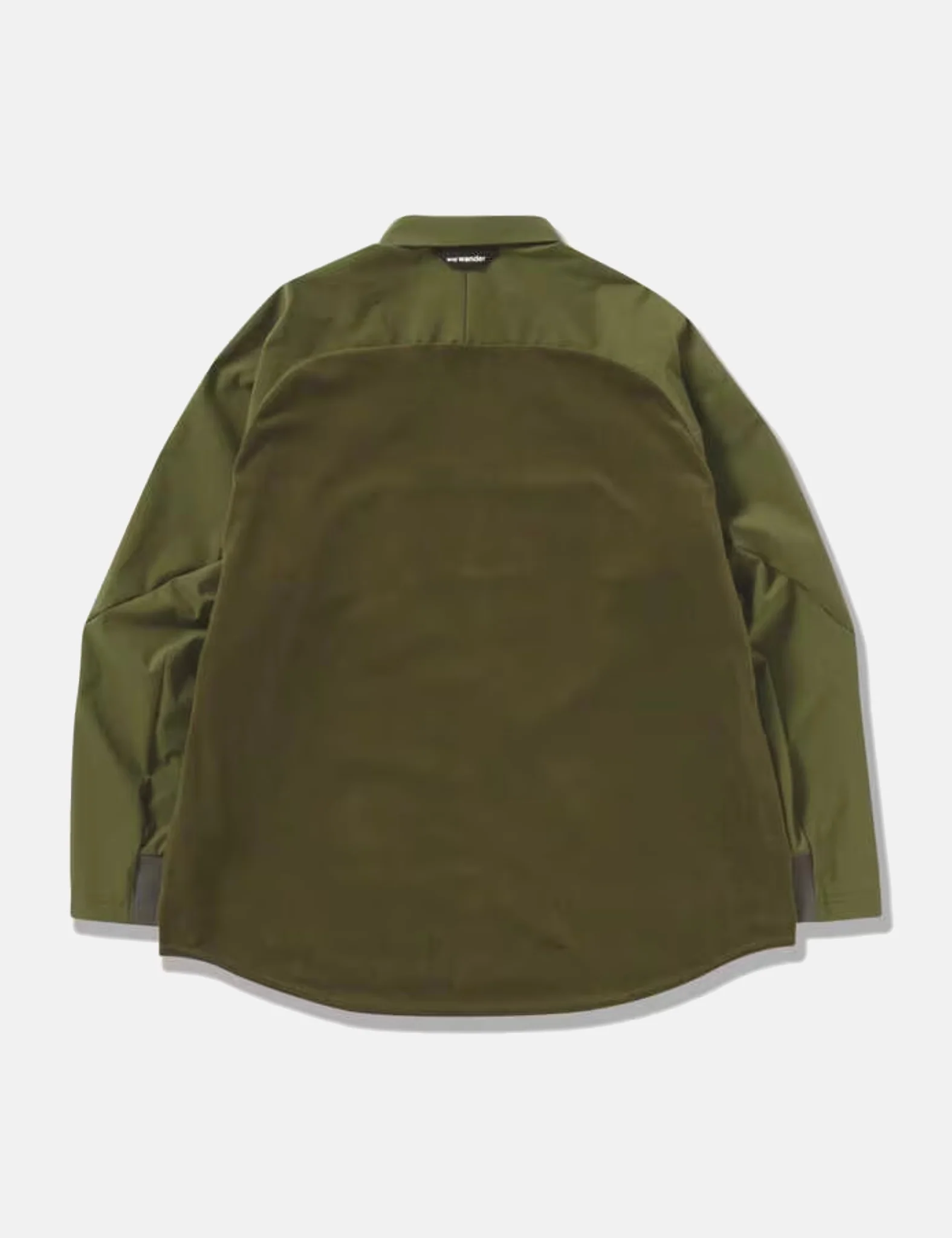 and Wander Fleece Base Long Sleeve Shirt - Khaki Green - Image 8