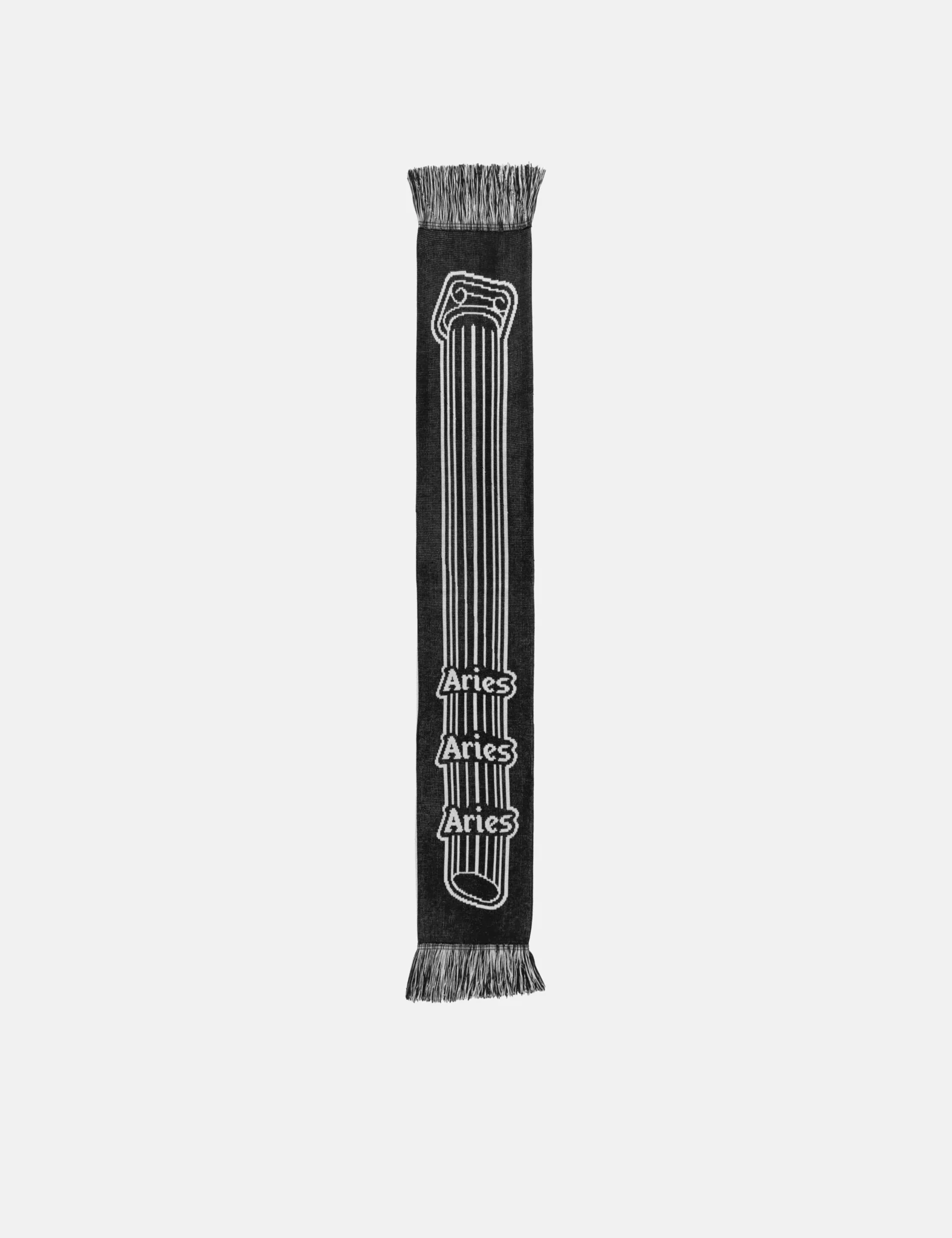 Aries Column Scarf - Black - Image 7