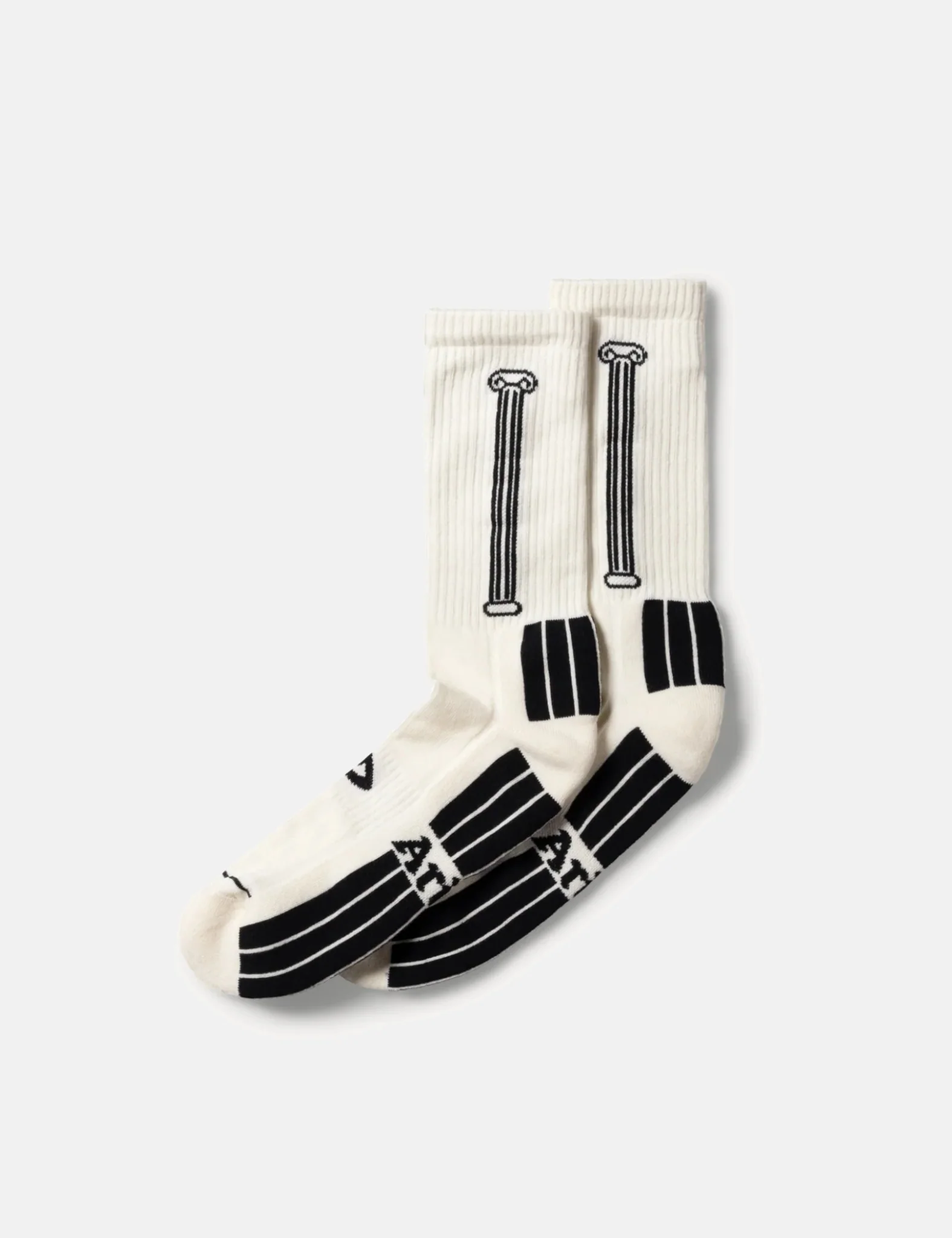 Aries Column Socks - Ecru - Image 4