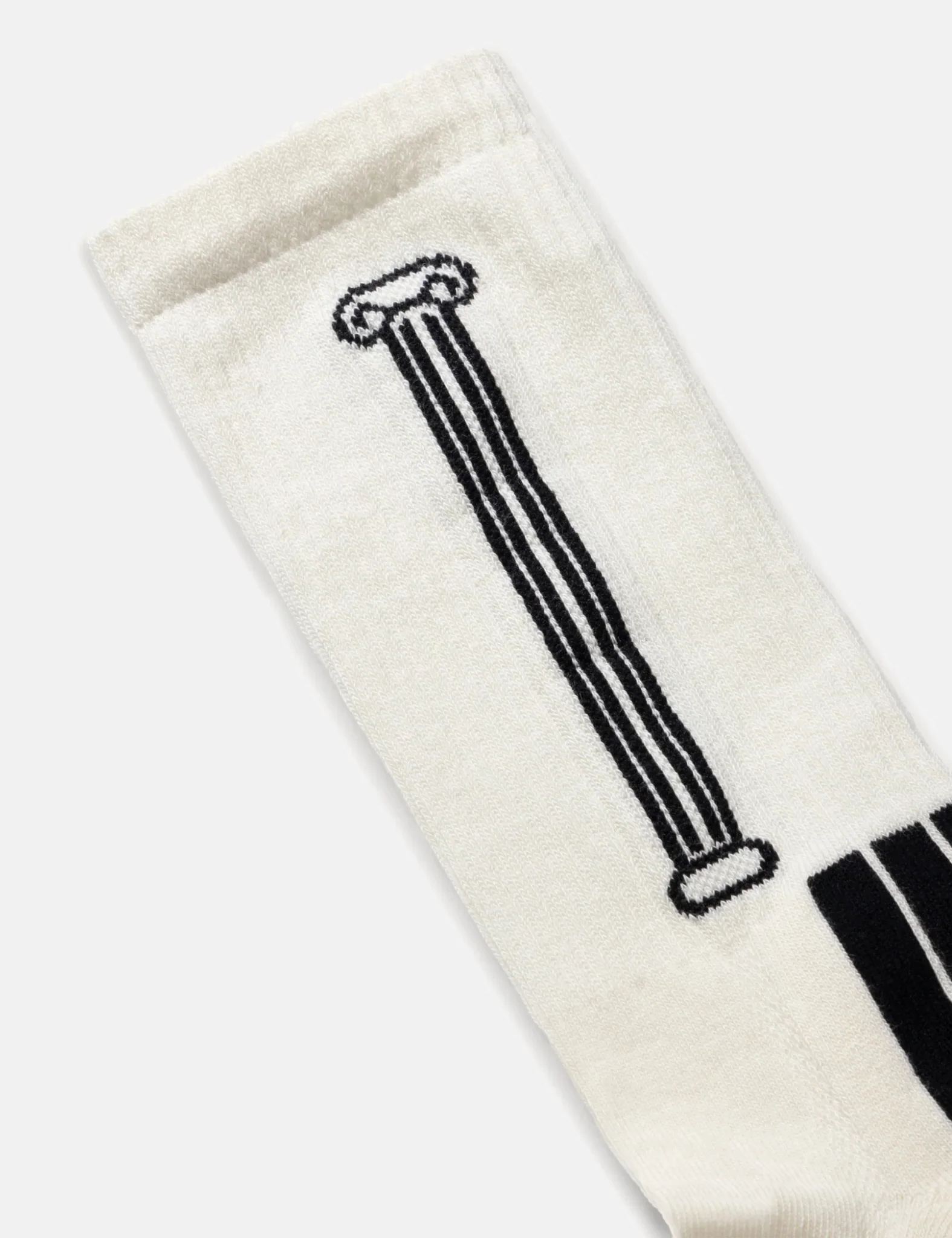 Aries Column Socks - Ecru - Image 5