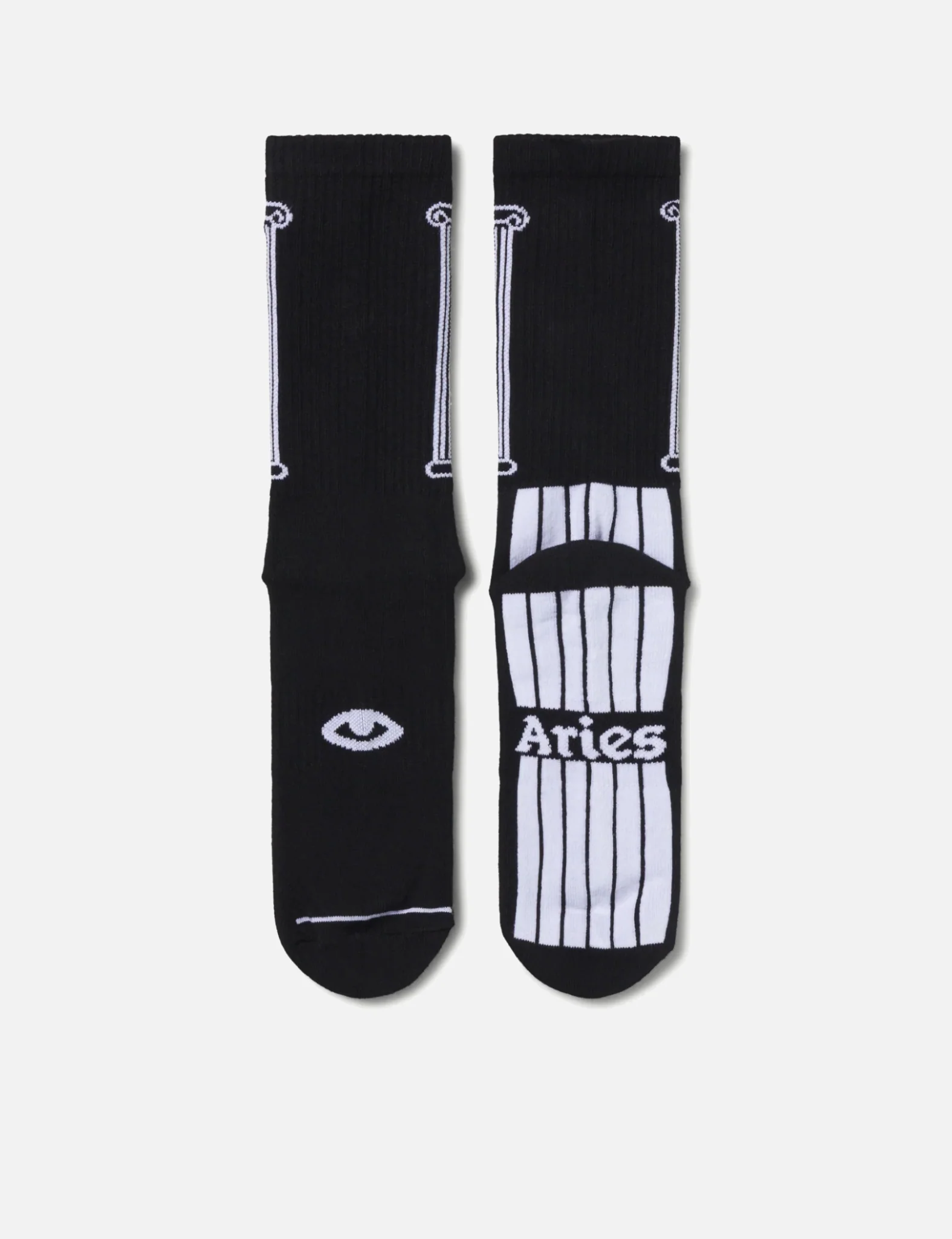 Aries Column Socks - Black - Image 3