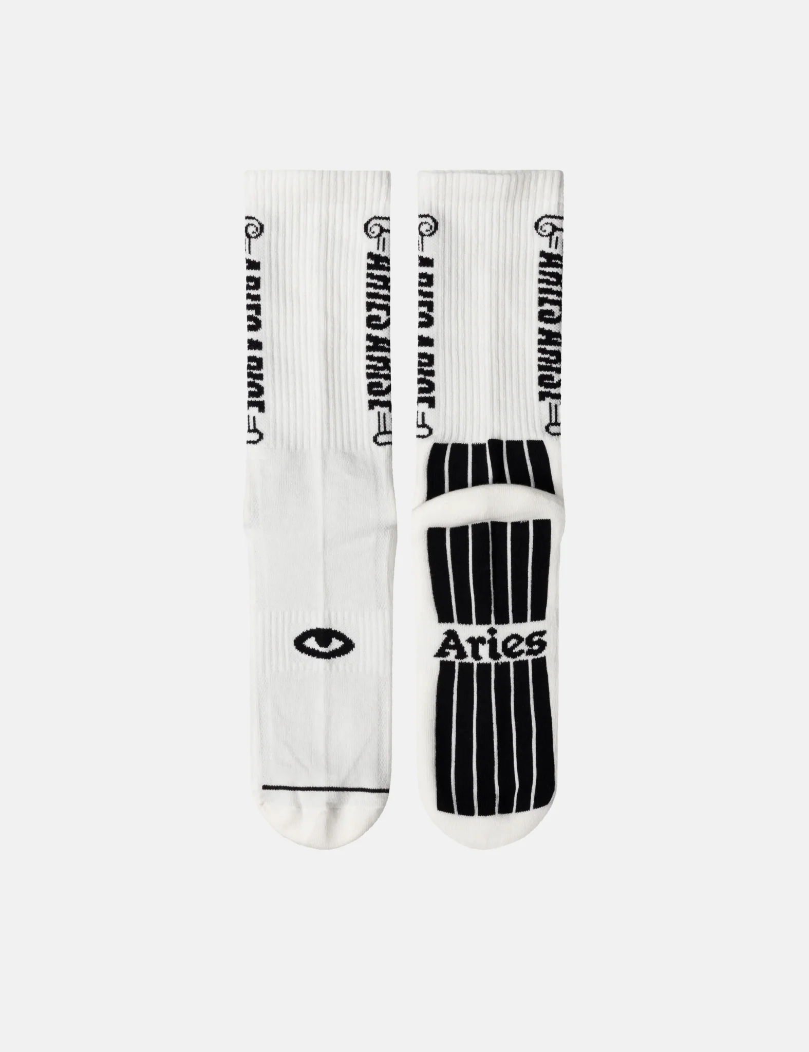 Aries Column Socks - White - Image 3