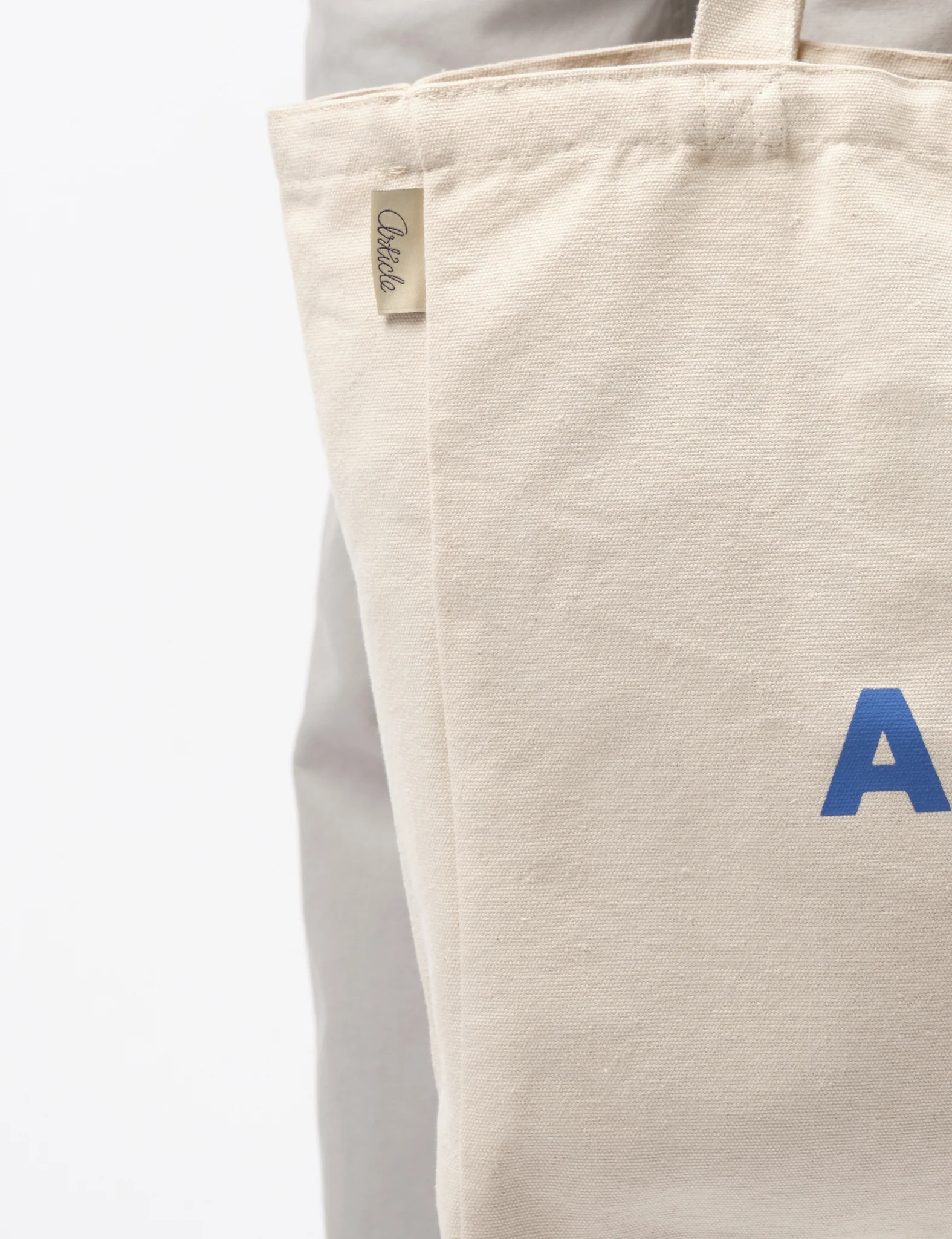 Article Organic Heavy Canvas Tote Bag - Ecru - Image 4