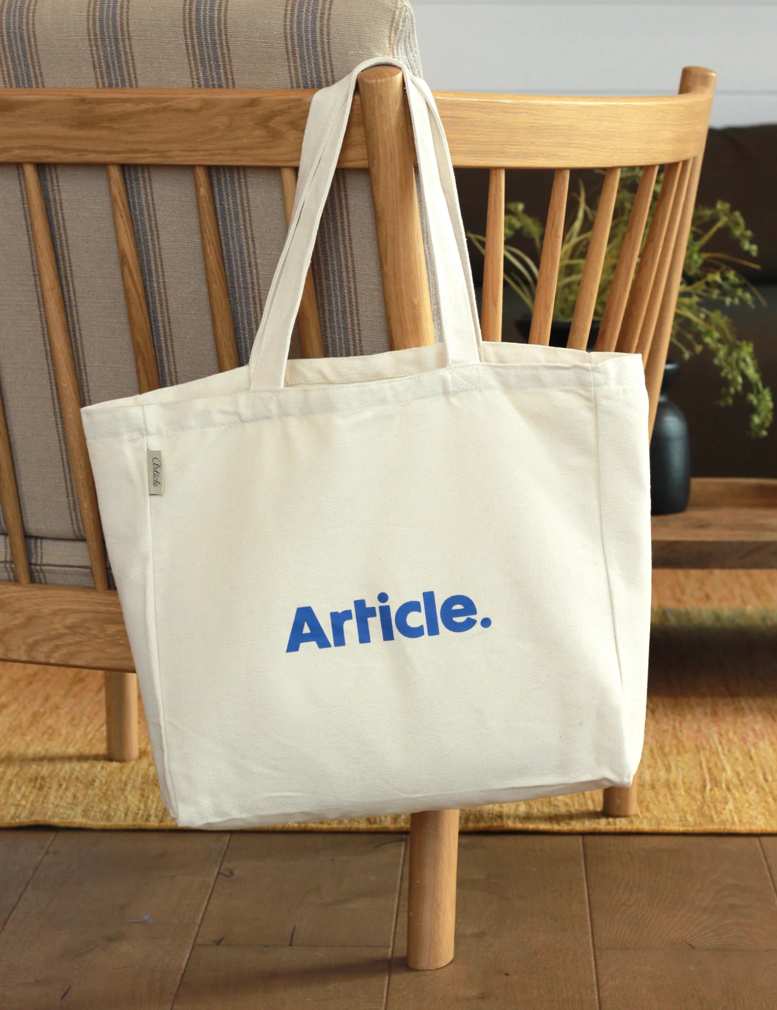 Article Organic Heavy Canvas Tote Bag - Ecru - Image 5