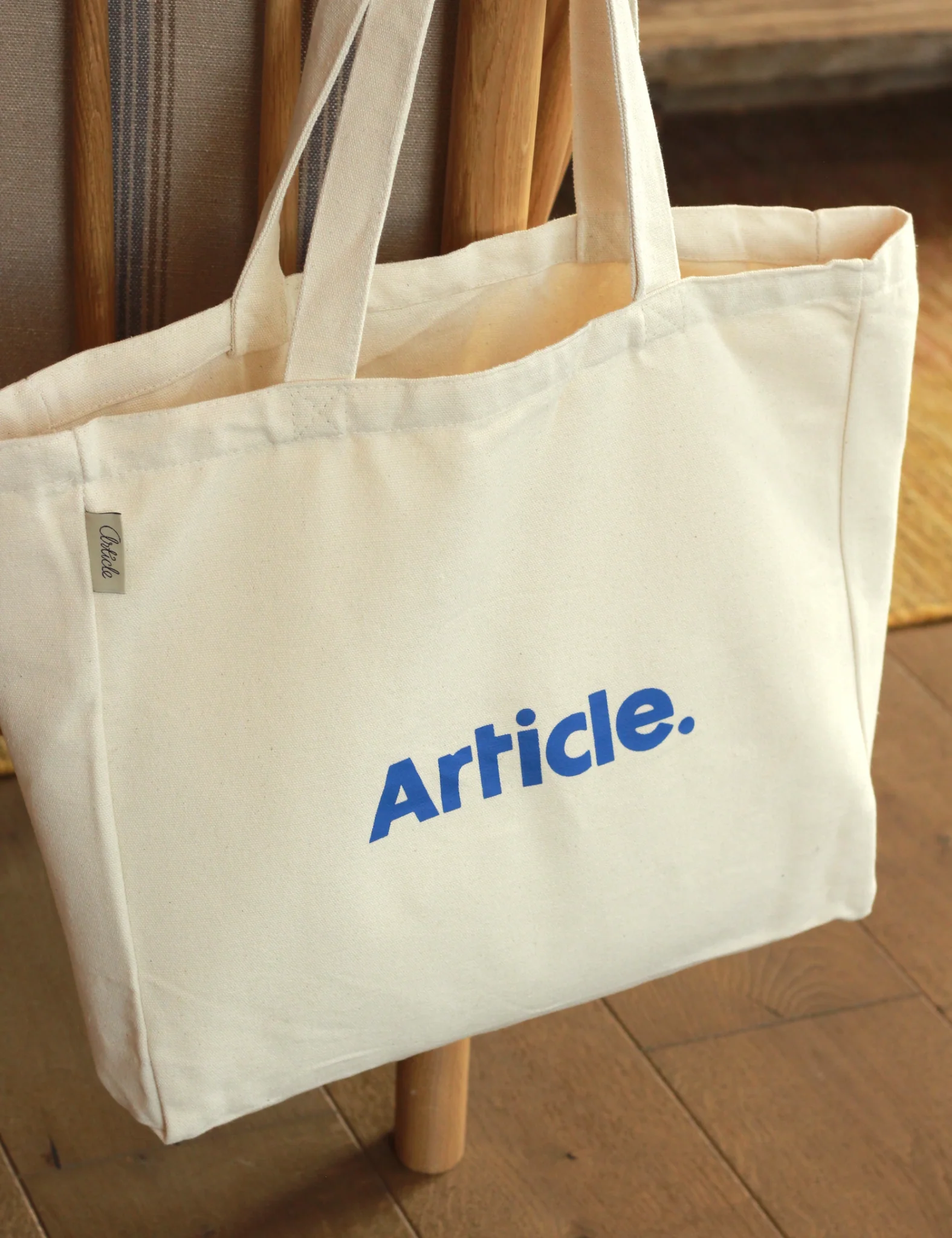 Article Organic Heavy Canvas Tote Bag - Ecru - Image 6