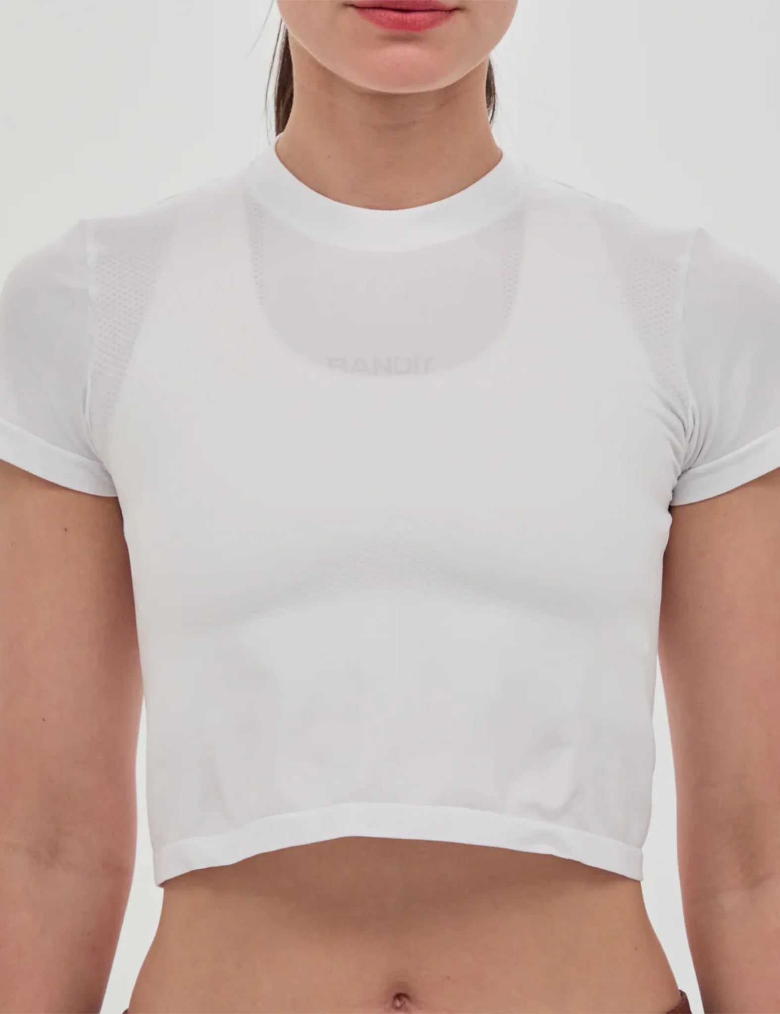 Bandit Women's Mercury Seamless Crop T-Shirt - White - Image 4