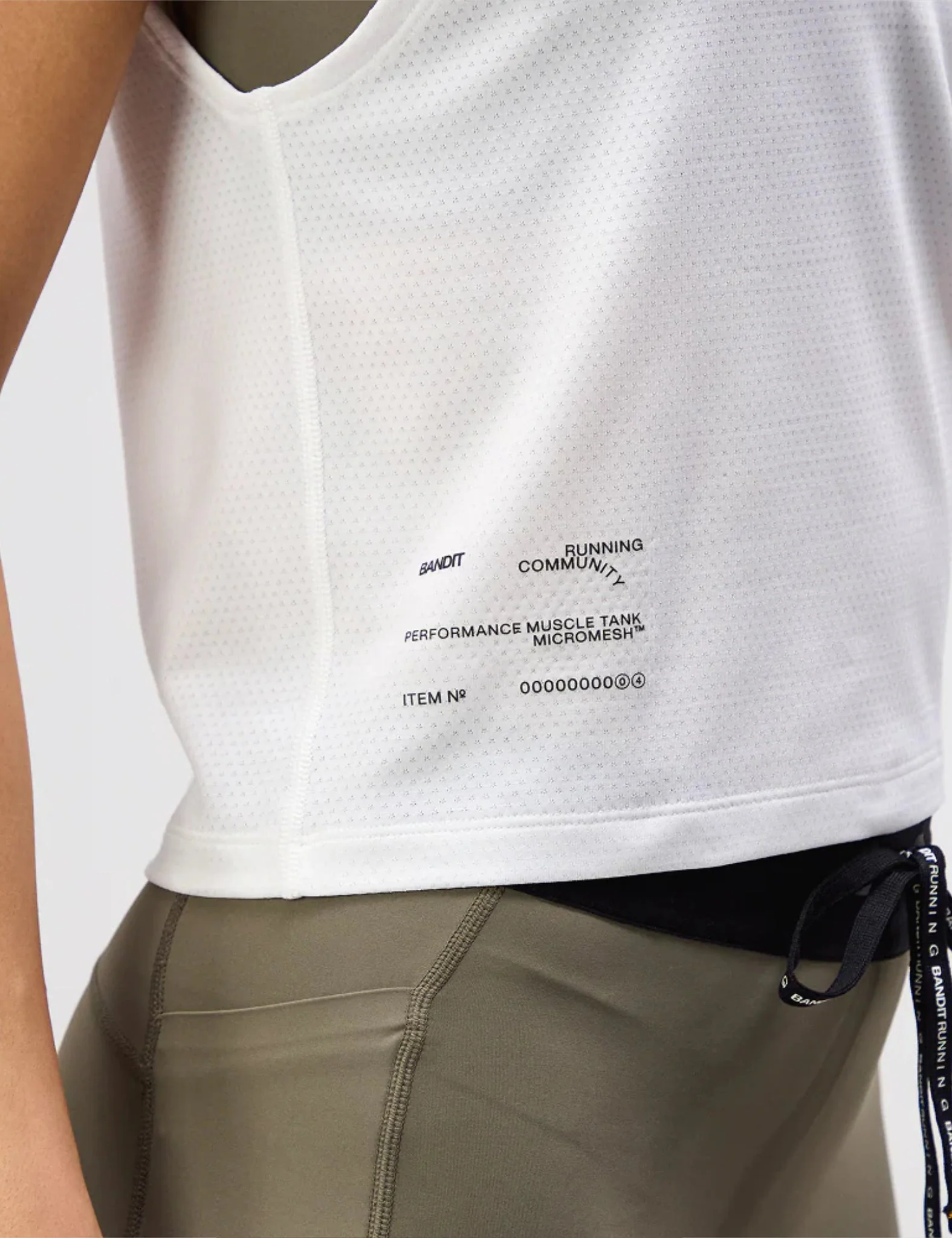 Bandit Women's Micromesh Muscle Tank - White - Image 4