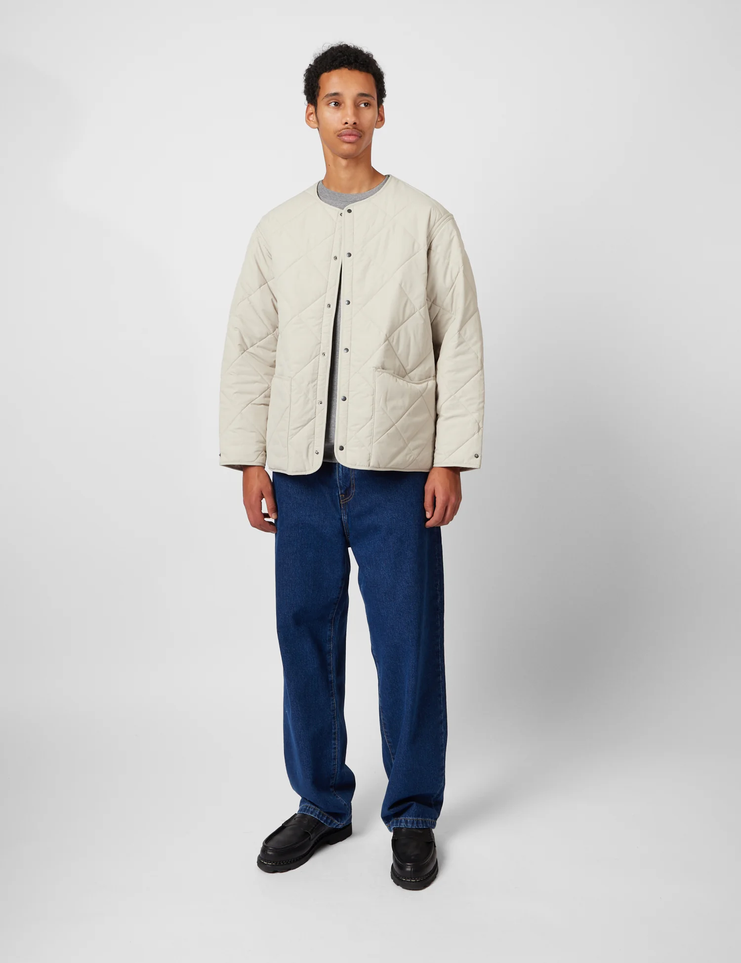 Barbour x Kaptain Sunshine Quilted Liner Jacket - Clay - Image 5