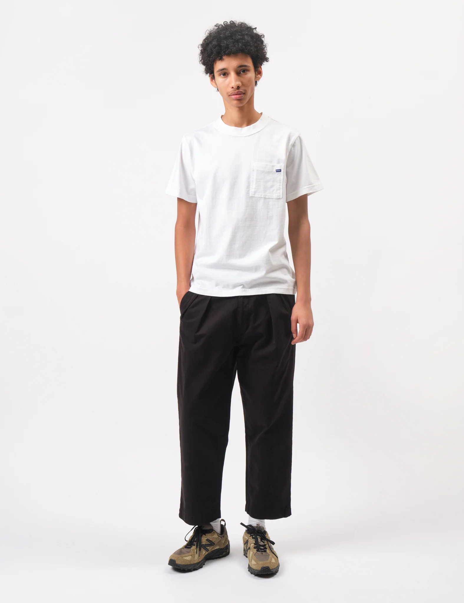 Bhode Everyday Pocket T-Shirt - White - Image 3