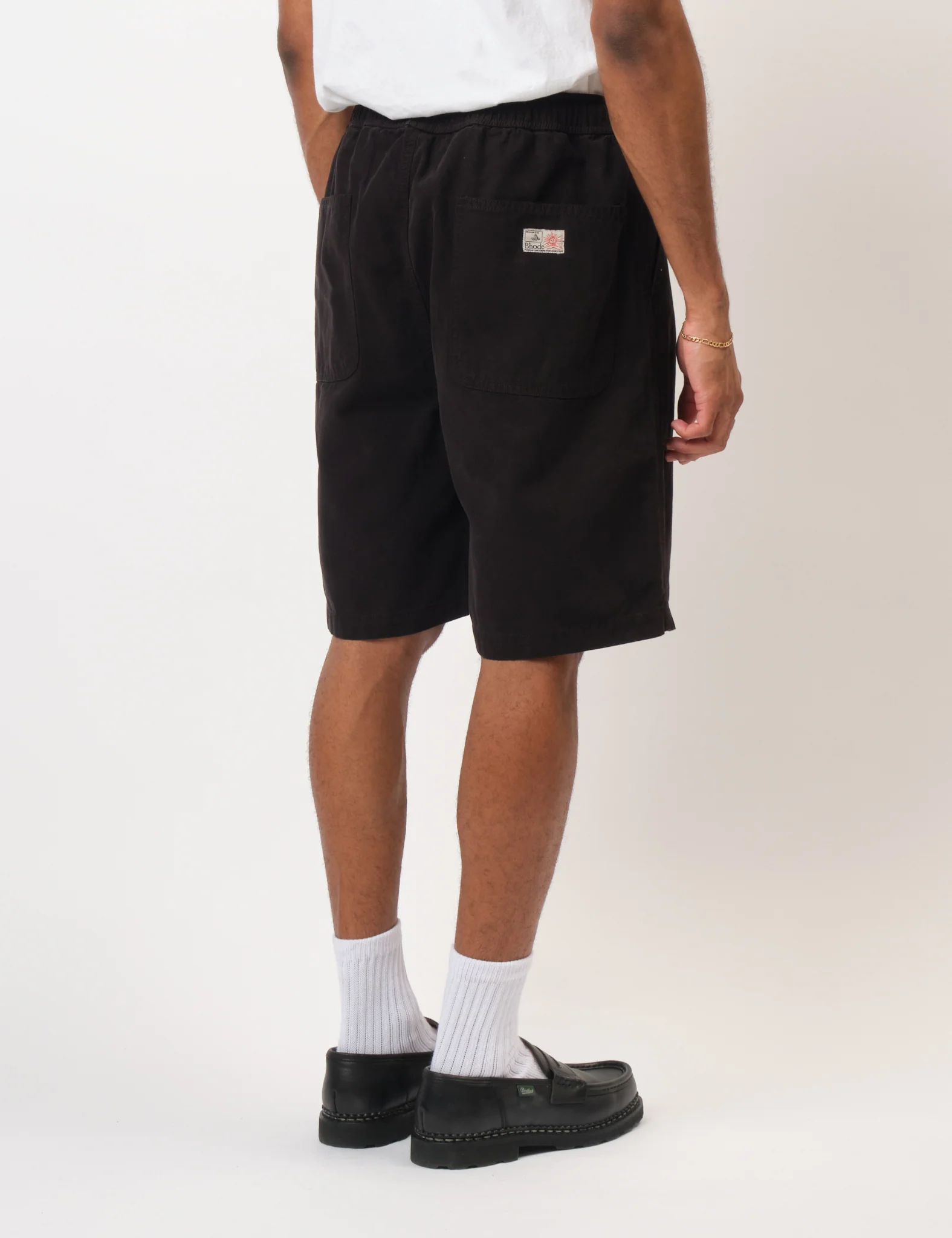 Bhode Fatigue Shorts (Duck Canvas) - Black - Image 5