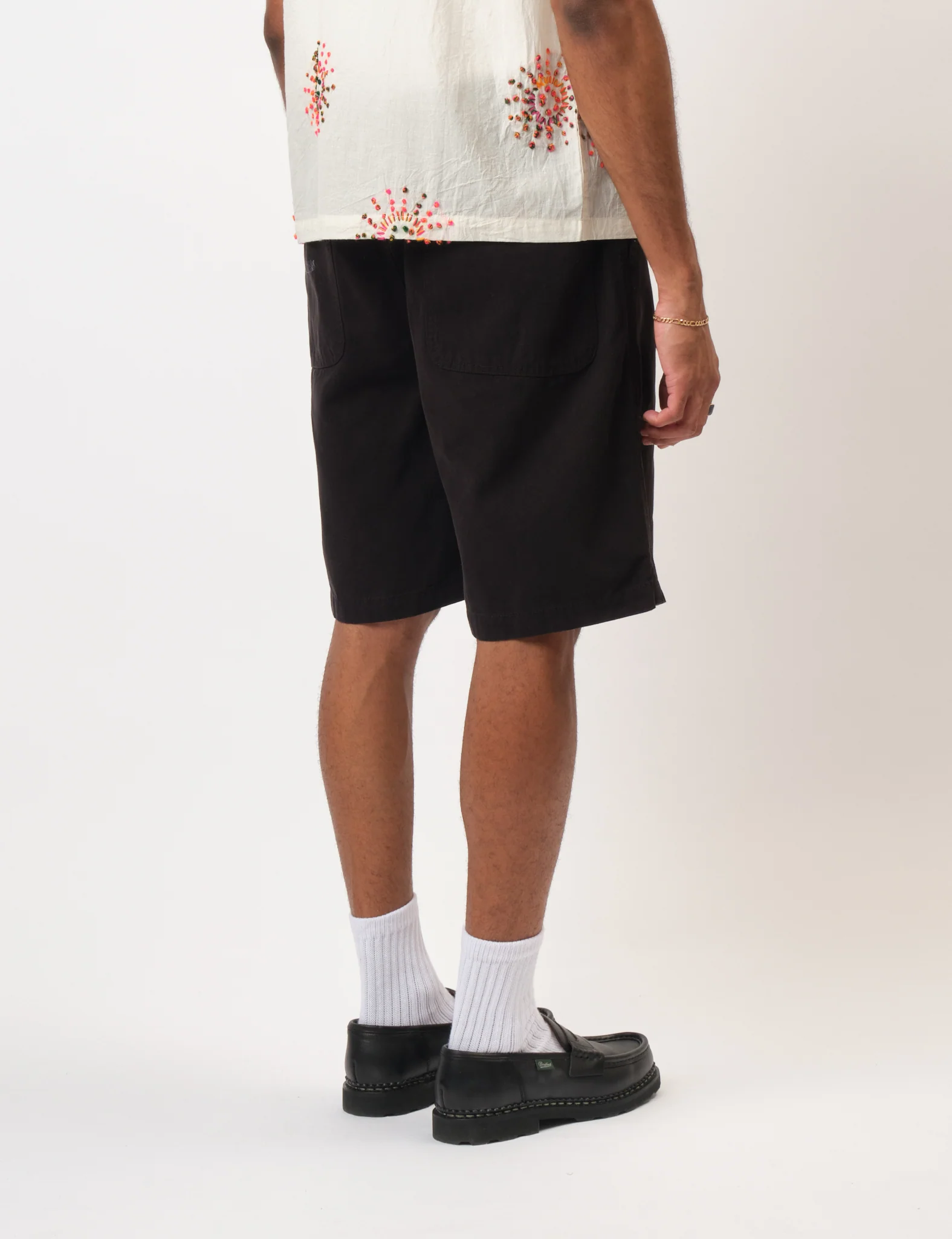 Bhode Fatigue Shorts (Duck Canvas) - Black - Image 7