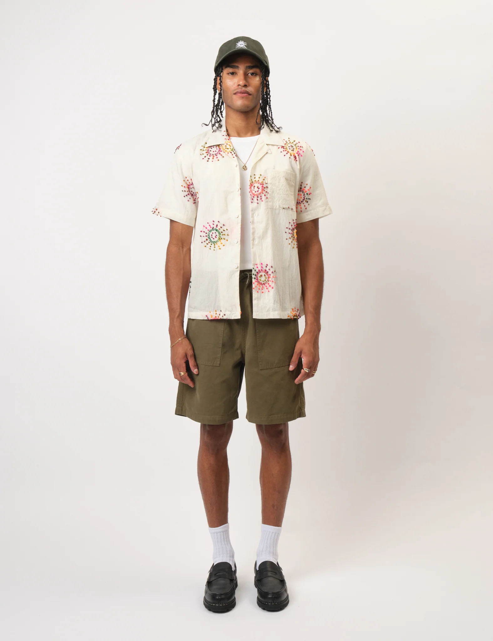 Bhode Fatigue Shorts (Duck Canvas) - Burnt Olive Green - Image 7