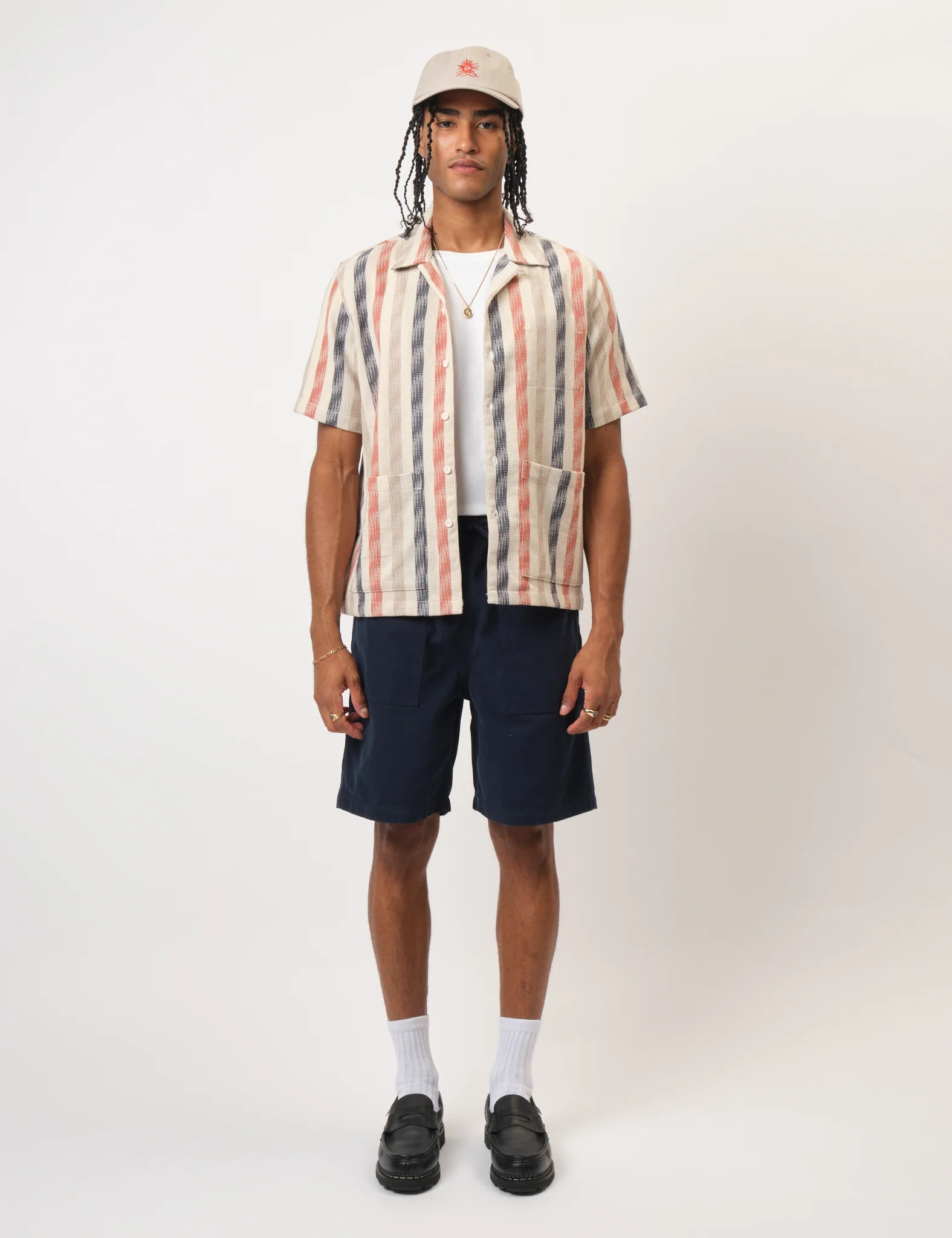 Bhode Fatigue Shorts (Duck Canvas) - Midnight Navy Blue - Image 2
