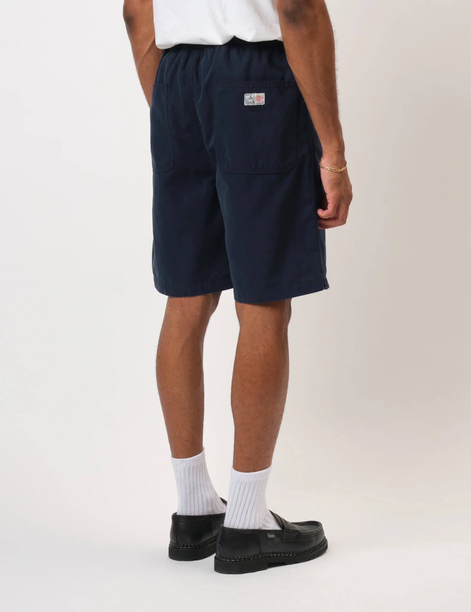Bhode Fatigue Shorts (Duck Canvas) - Midnight Navy Blue - Image 4