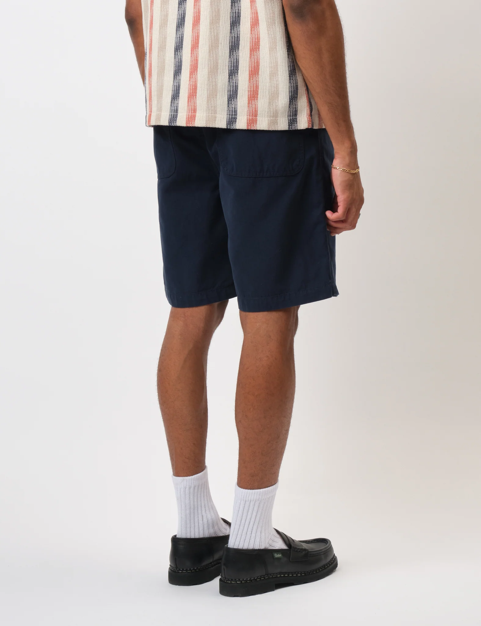 Bhode Fatigue Shorts (Duck Canvas) - Midnight Navy Blue - Image 6