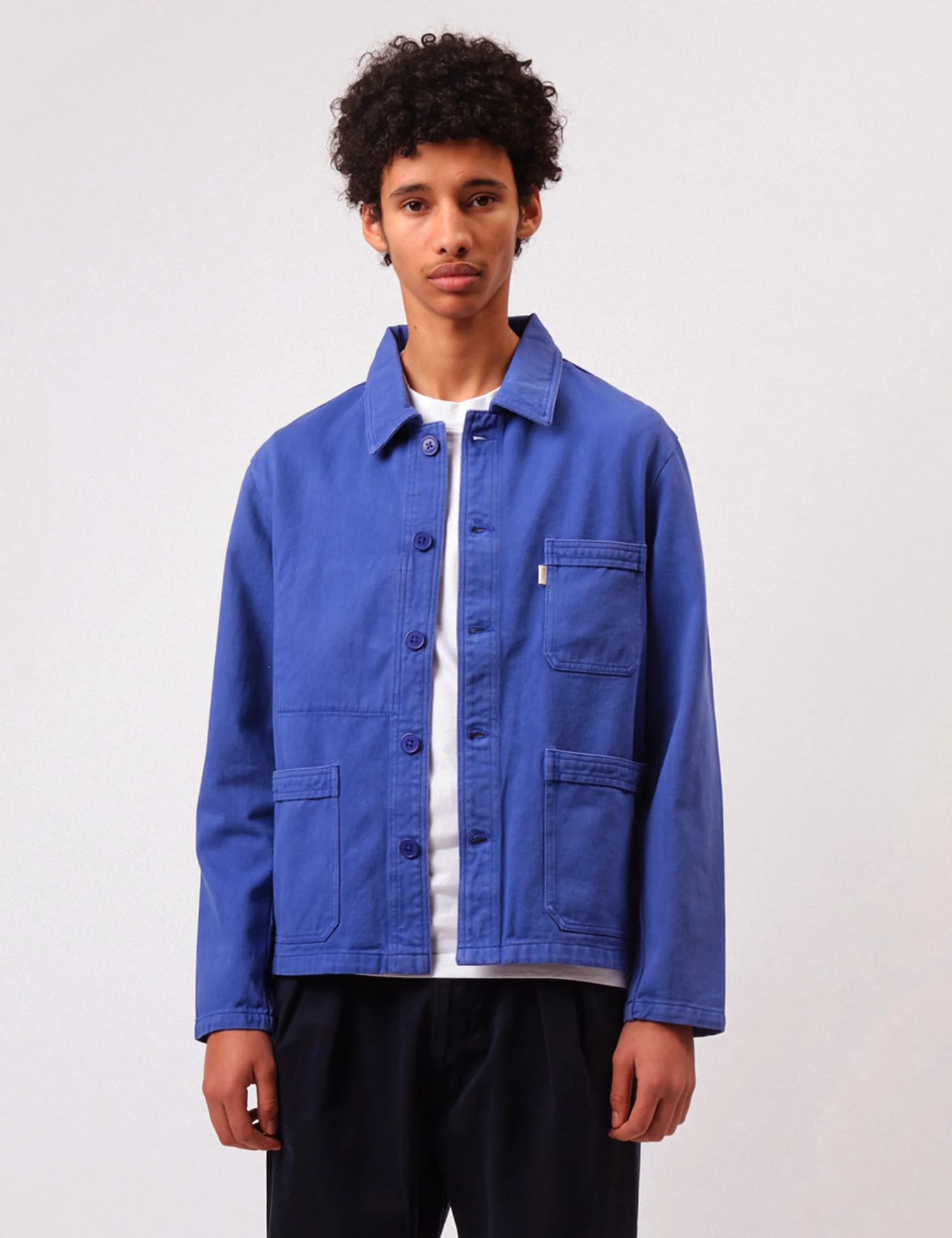 Bhode French Chore Jacket MkII - Classic Blue - Image 10