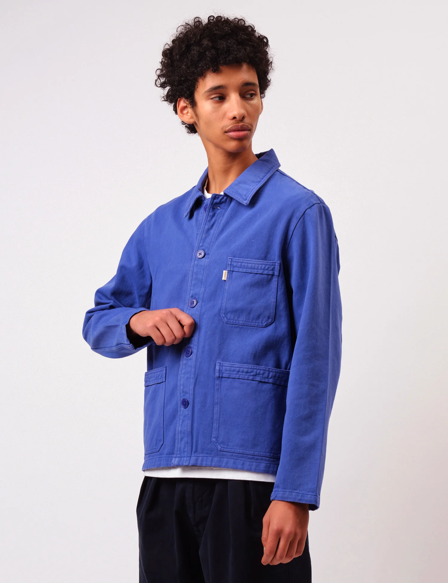 Bhode French Chore Jacket MkII - Classic Blue - Image 11