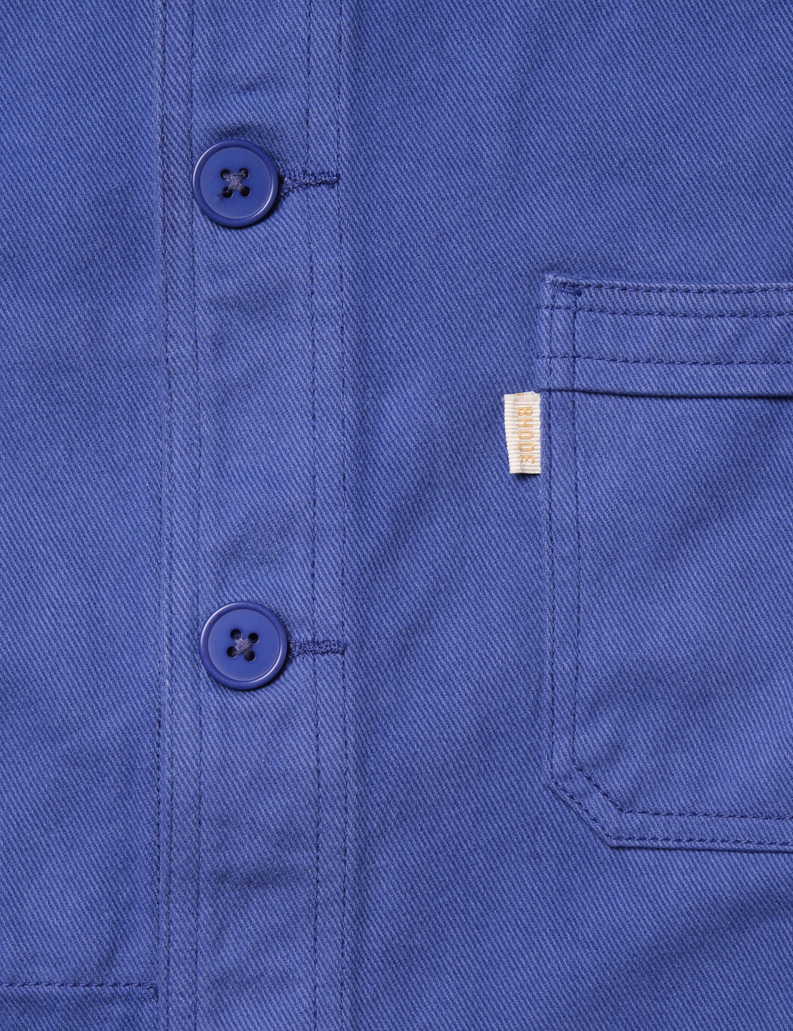Bhode French Chore Jacket MkII - Classic Blue - Image 13