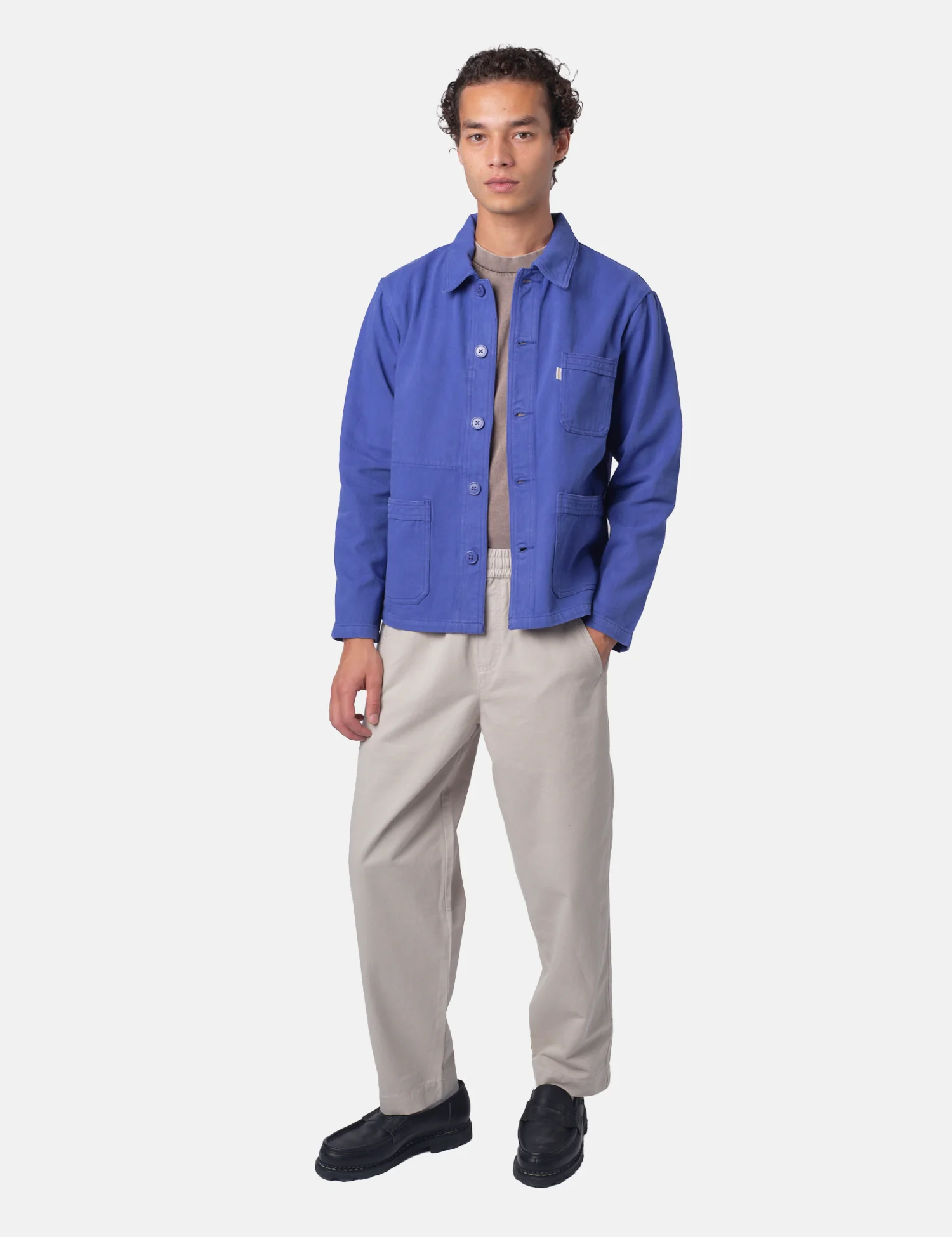 Bhode French Chore Jacket MkII - Classic Blue - Image 4