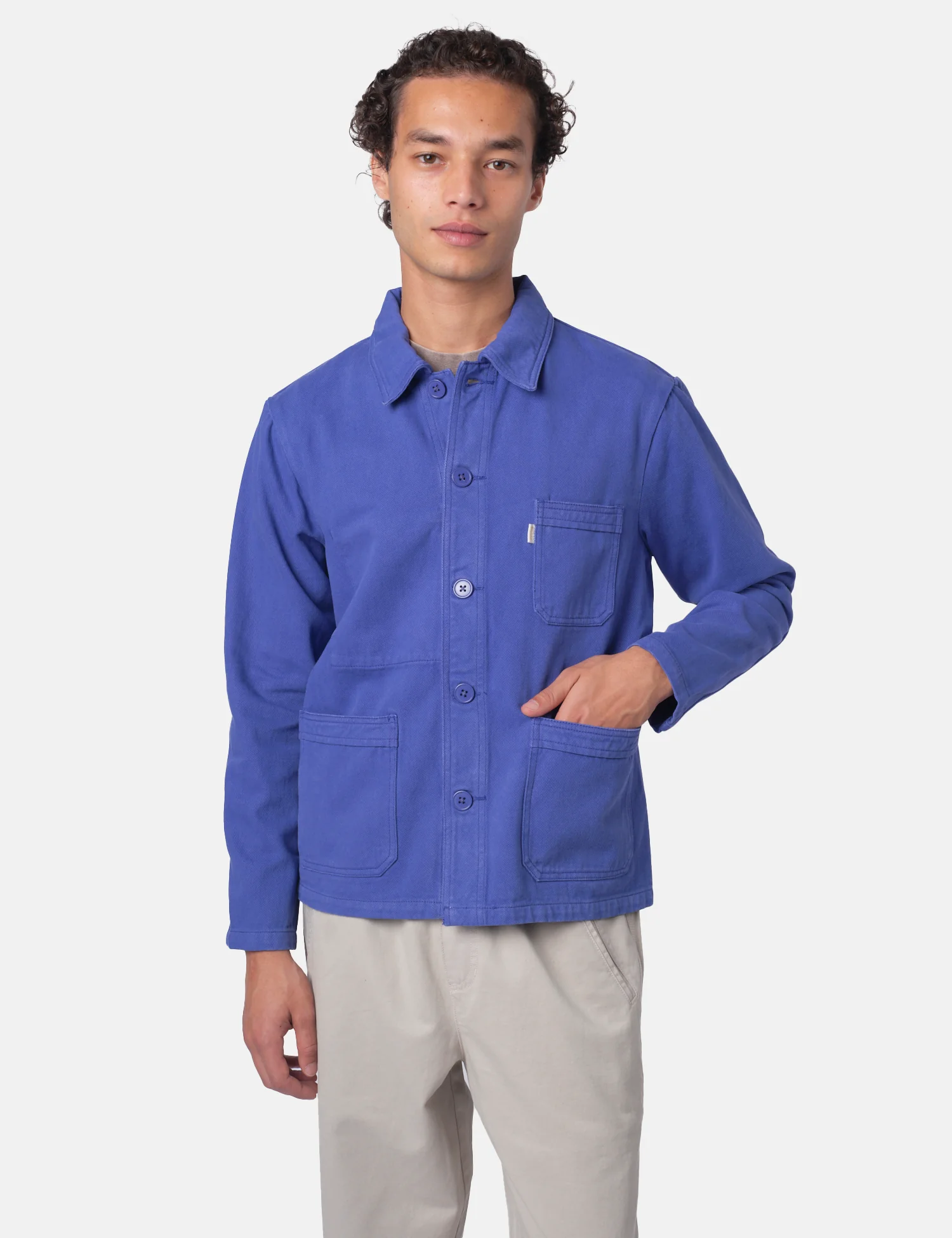 Bhode French Chore Jacket MkII - Classic Blue - Image 6