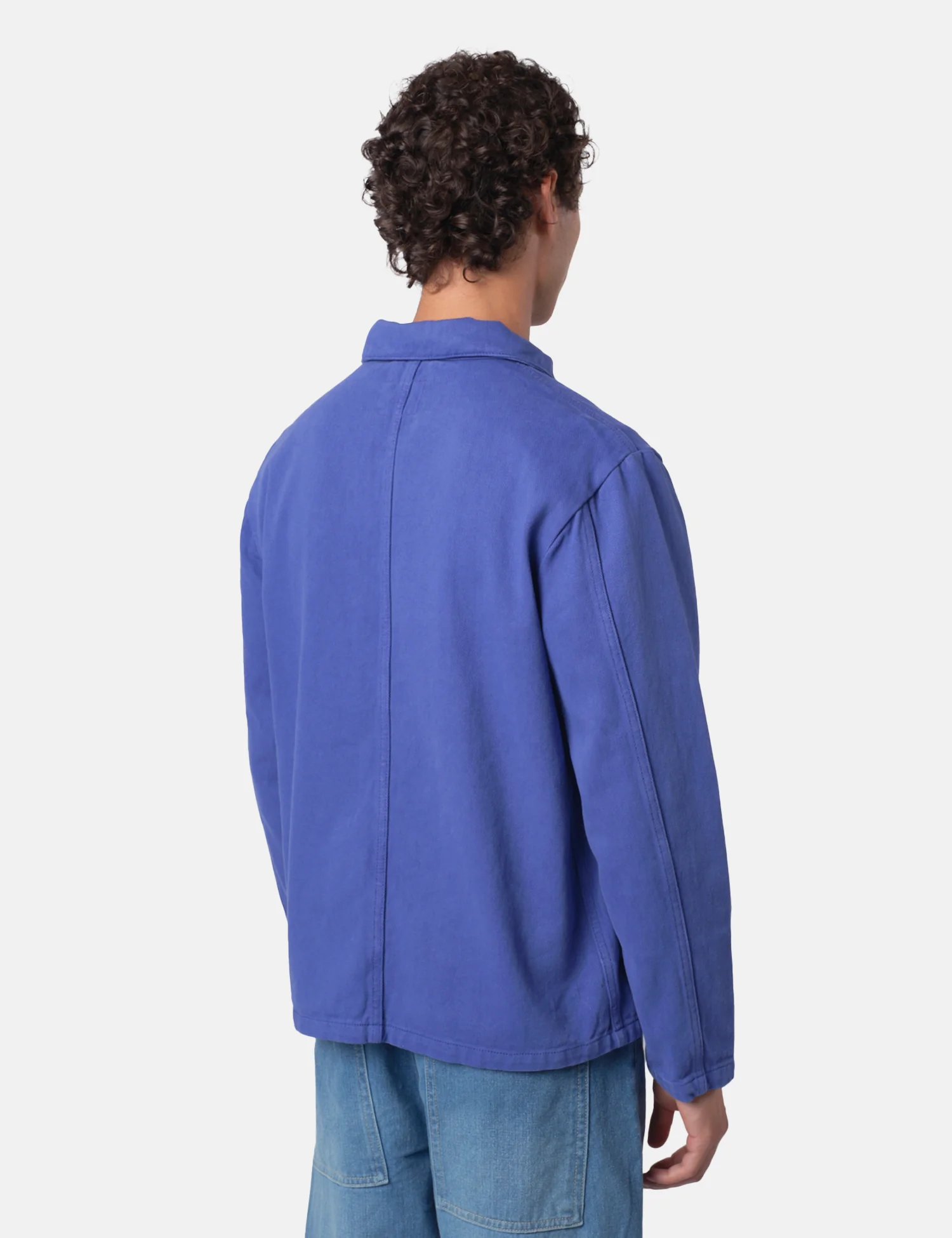 Bhode French Chore Jacket MkII - Classic Blue/Wood Buttons - Image 4