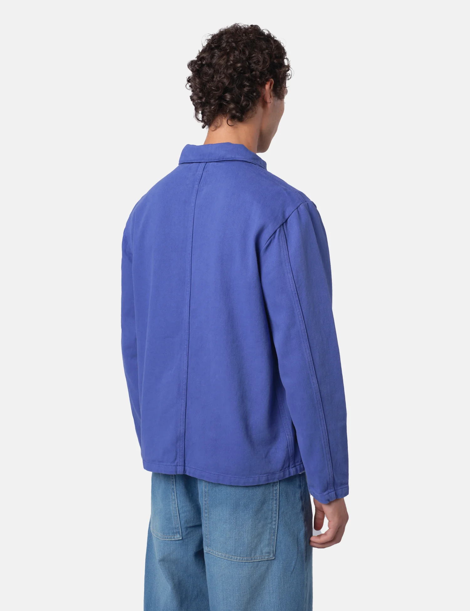 Bhode French Chore Jacket MkII - Classic Blue/Wood Buttons - Image 9