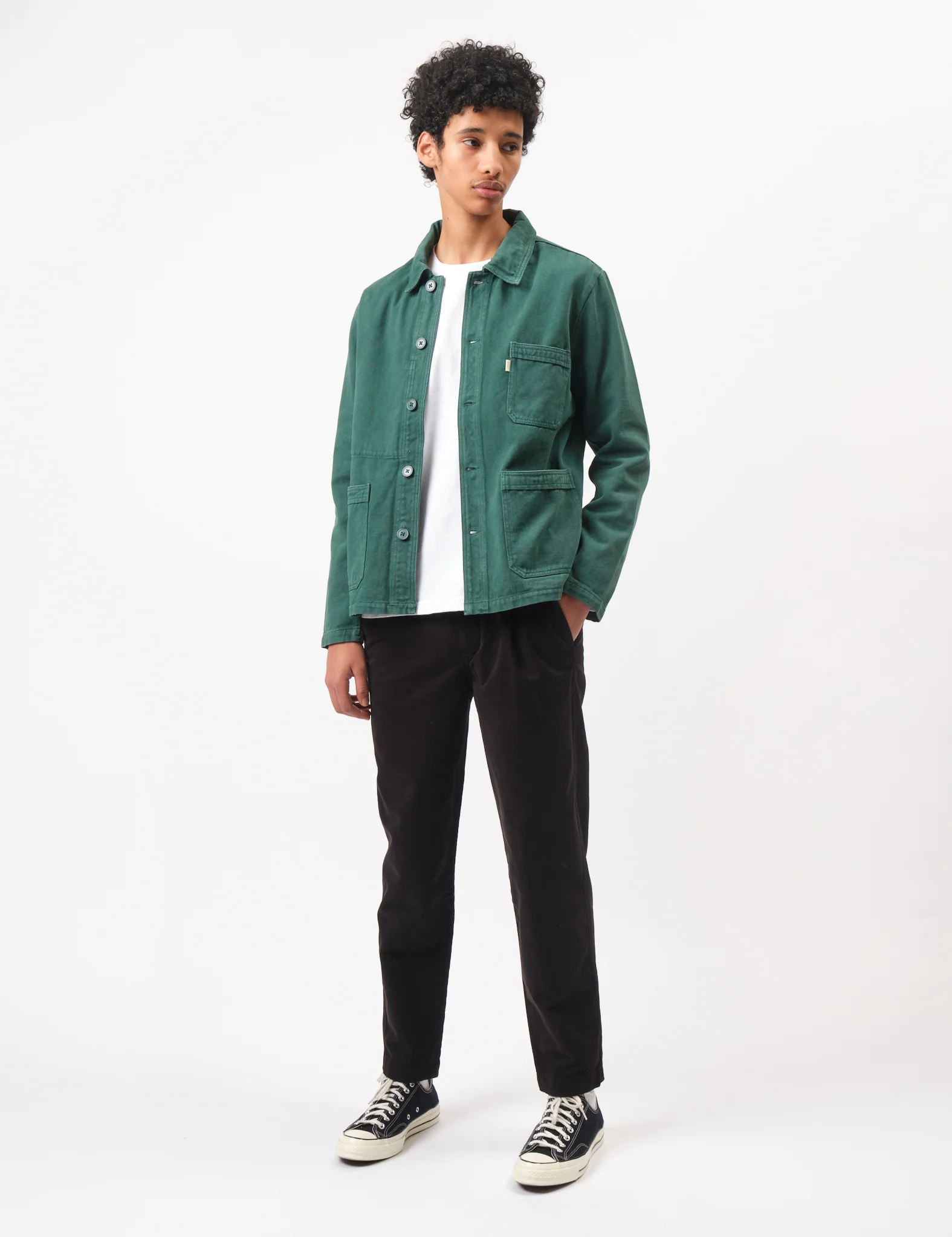Bhode French Chore Jacket Mk.II - Ever Green - Image 5