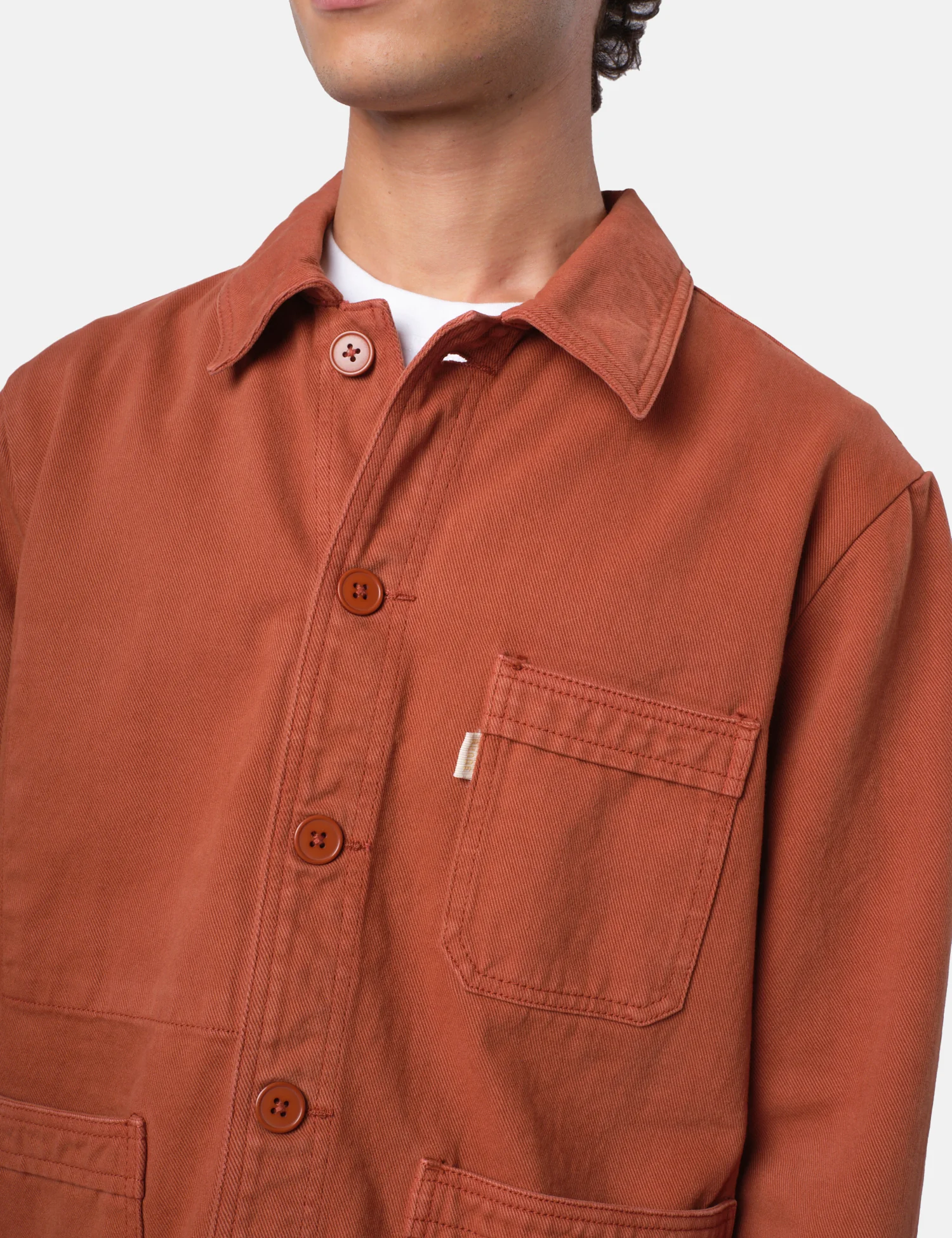 Bhode French Chore Jacket MkII - Rust - Image 12
