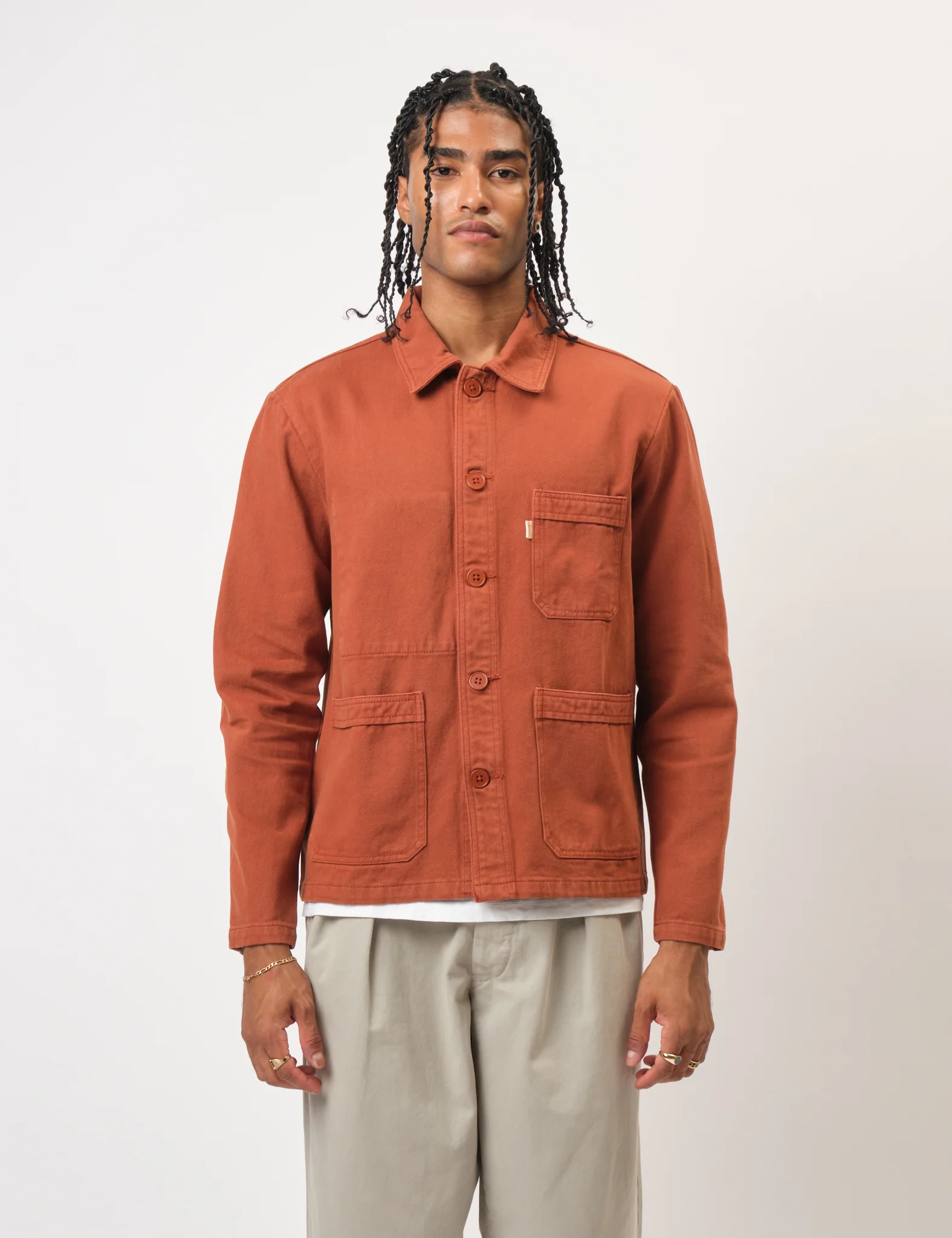 Bhode French Chore Jacket MkII - Rust - Image 4