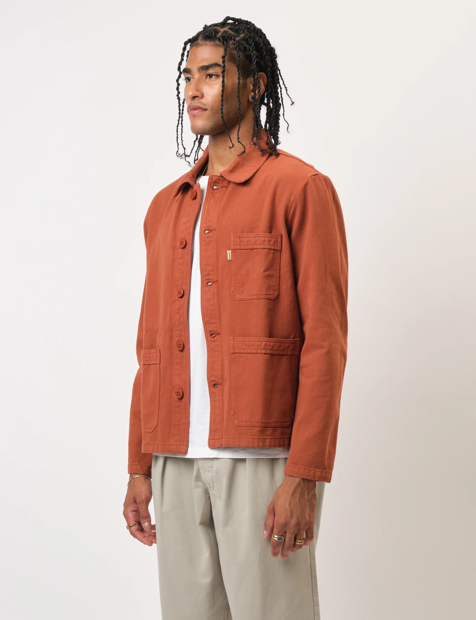 Bhode French Chore Jacket MkII - Rust - Image 6