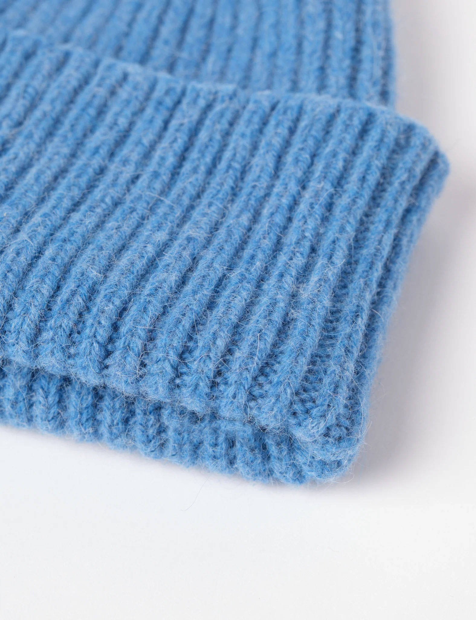 Bhode Hawick Geelongora Beanie Hat (Knitted in Scotland) - Lomond Blue - Image 2