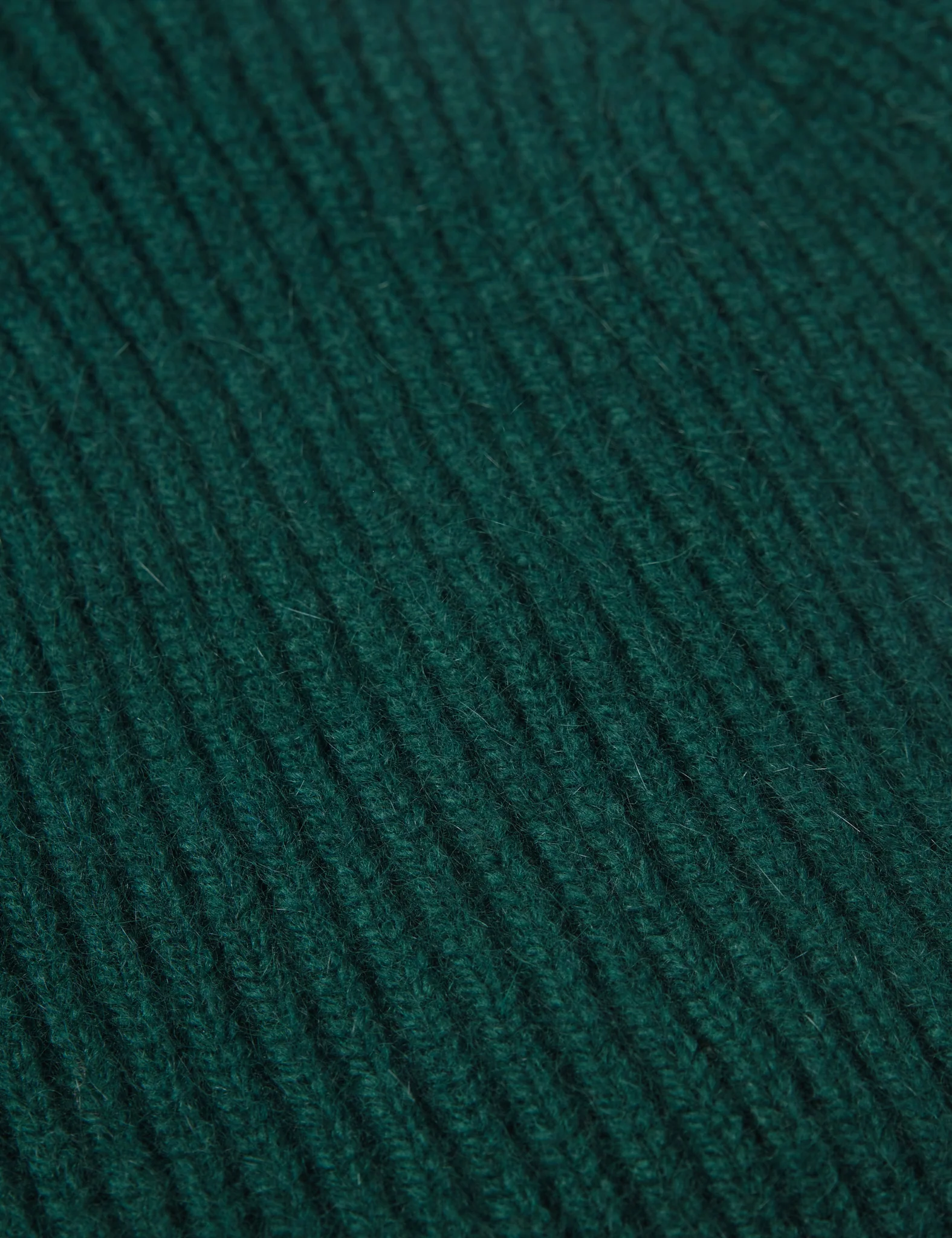 Bhode Hawick Geelongora Beanie Hat (Knitted in Scotland) - Spruce - Image 3