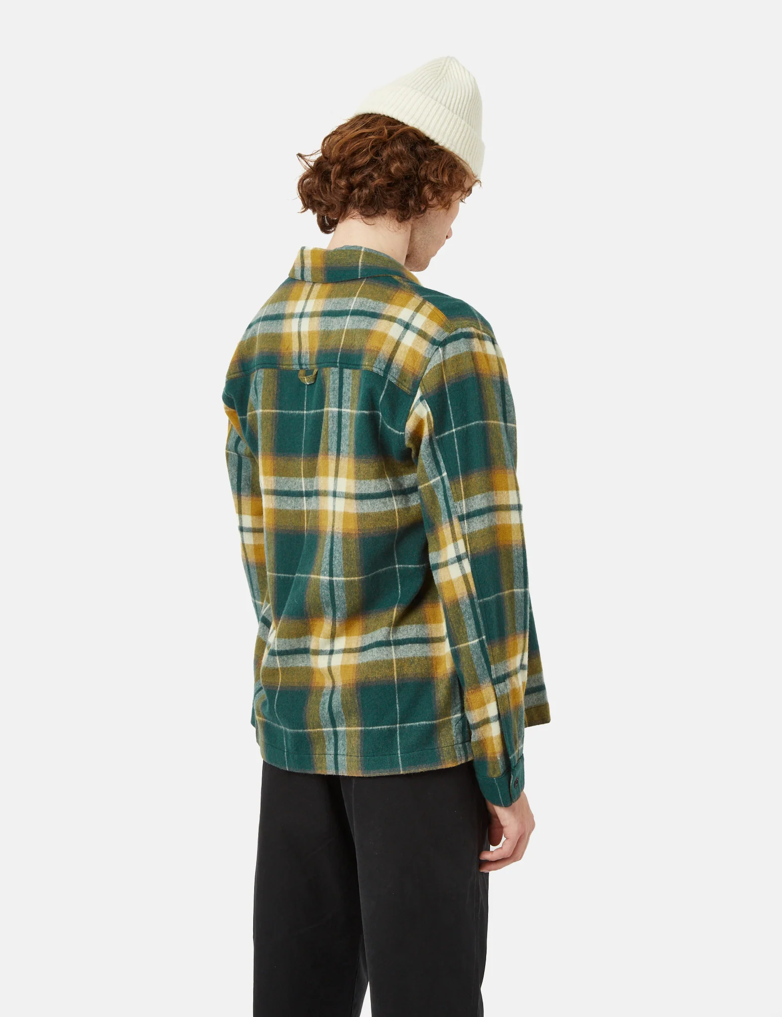 Bhode Overshirt (Plaid) - Green - Image 10