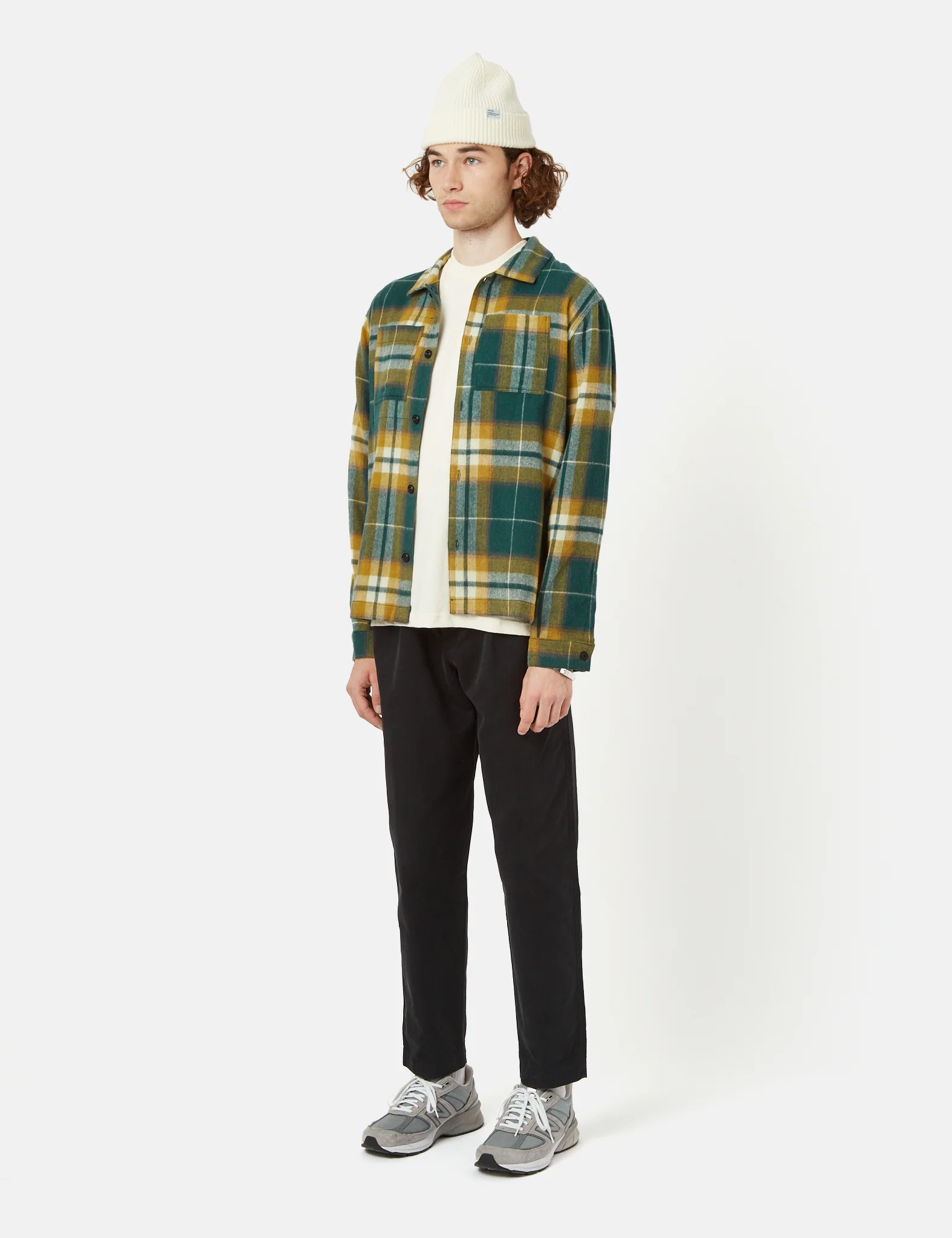 Bhode Overshirt (Plaid) - Green - Image 8