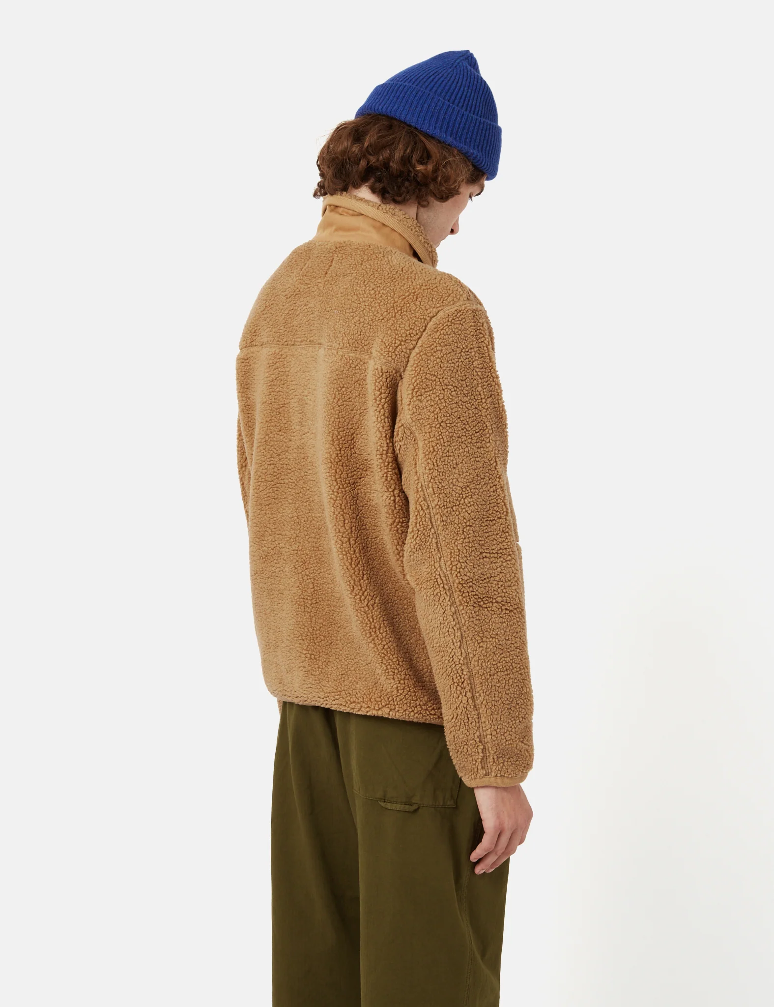 Bhode Shawl Collar Fleece - Camel - Image 3