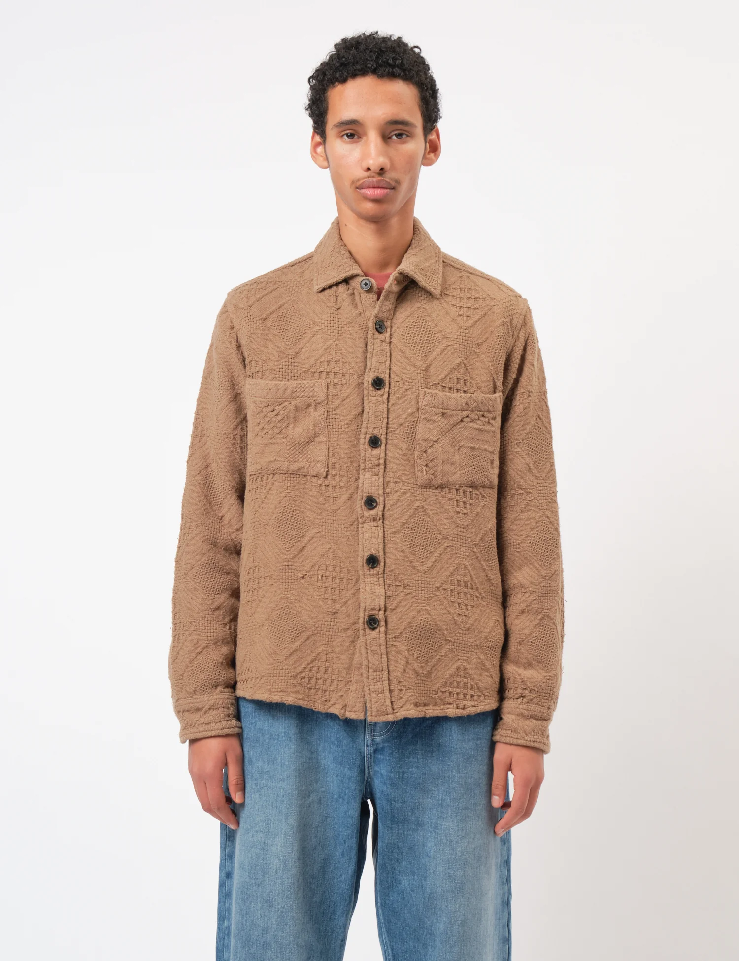 Bhode Zennor Over Shirt (Textured) - Fawn Brown