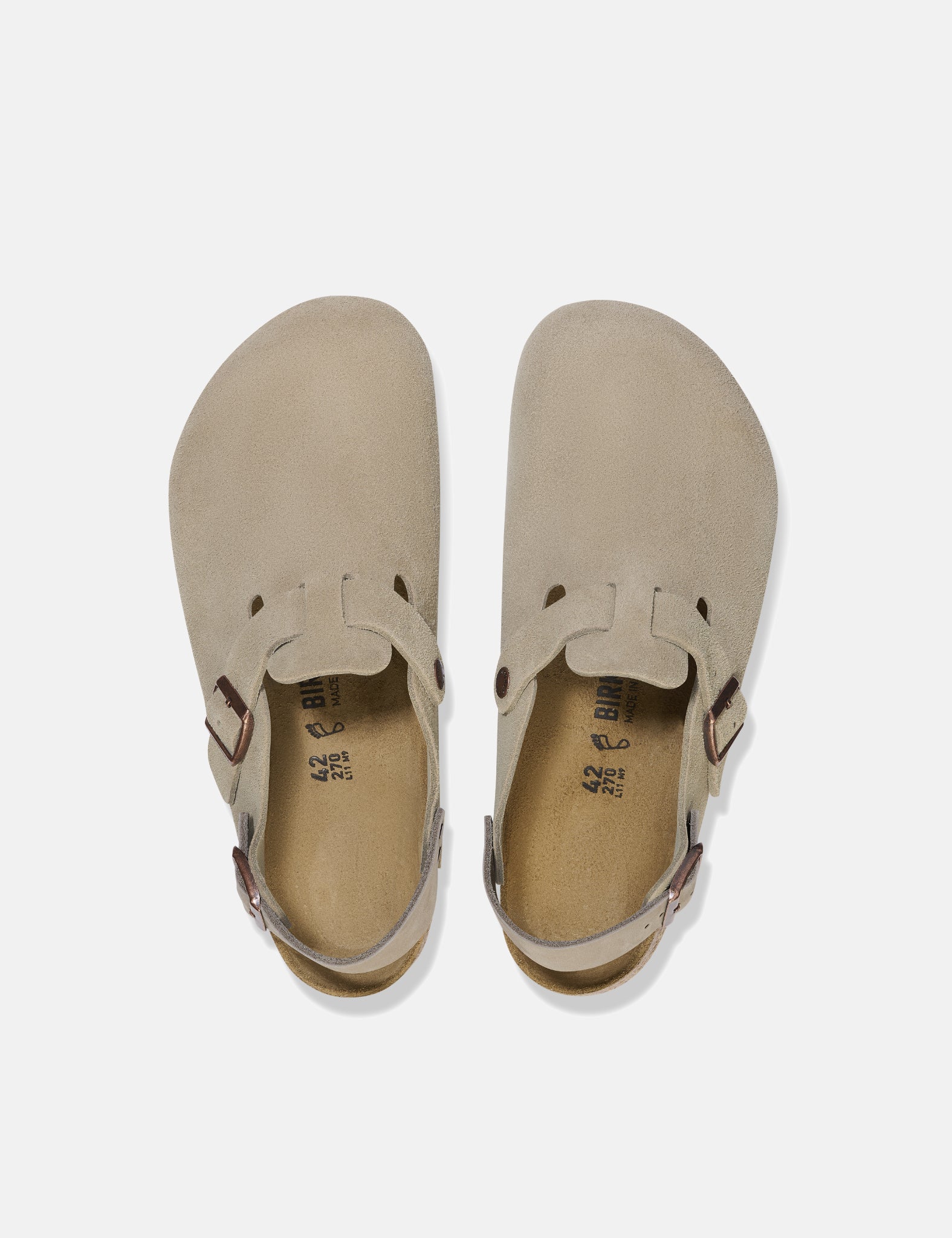 Birkenstock Tokio Mules (Regular) - Taupe - Image 3