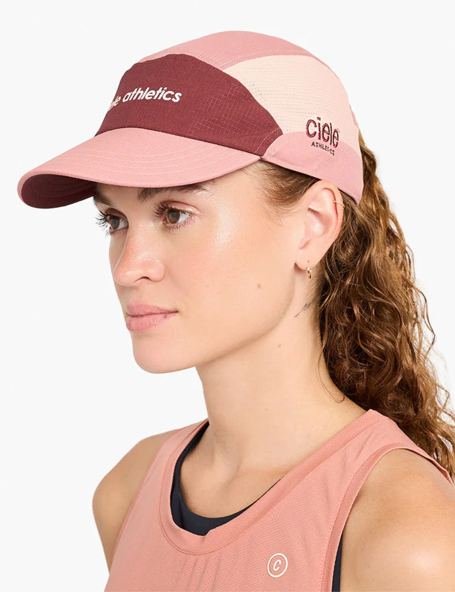 Ciele Athletics FSTCapSC Field IconicSL Cap - Rose Dawn Brown - Image 2