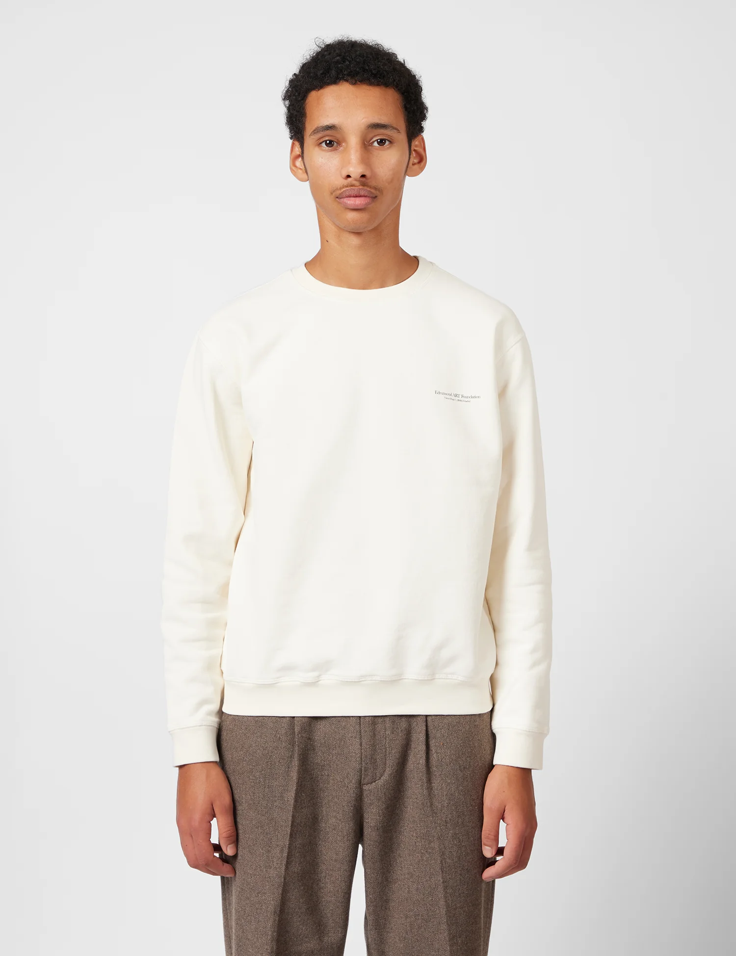 Edmmond Studios Savile Row Sweatshirt - Off White - Image 2