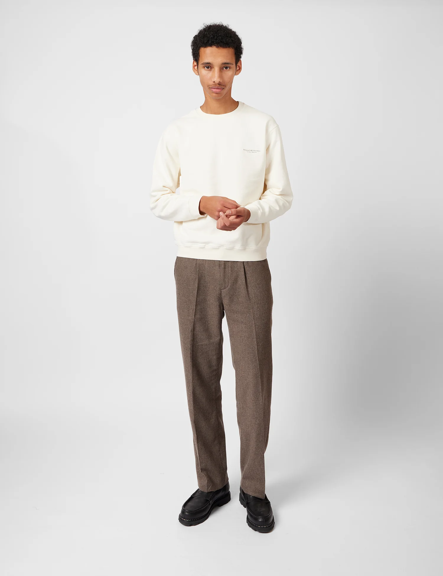 Edmmond Studios Savile Row Sweatshirt - Off White - Image 4