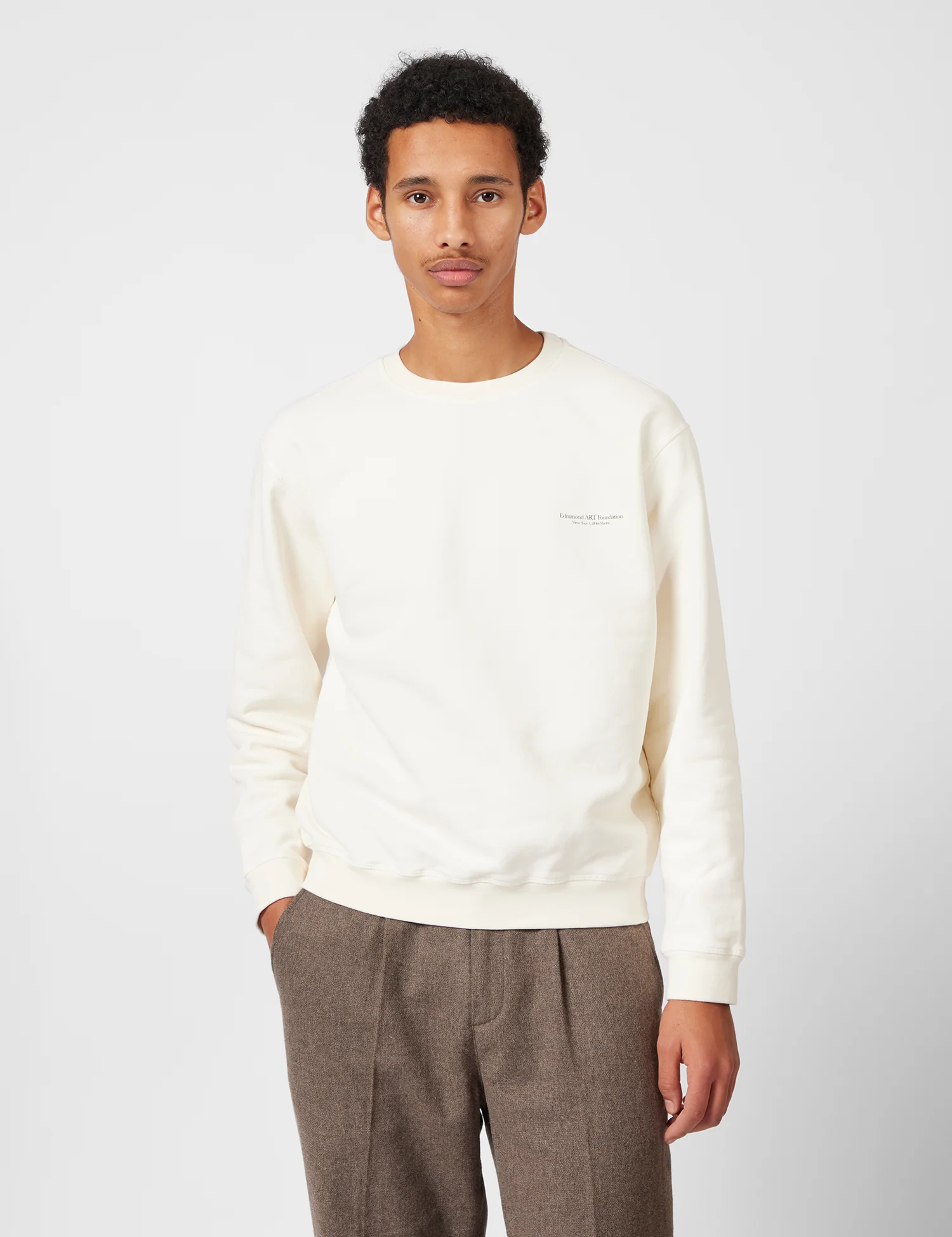 Edmmond Studios Savile Row Sweatshirt - Off White - Image 5