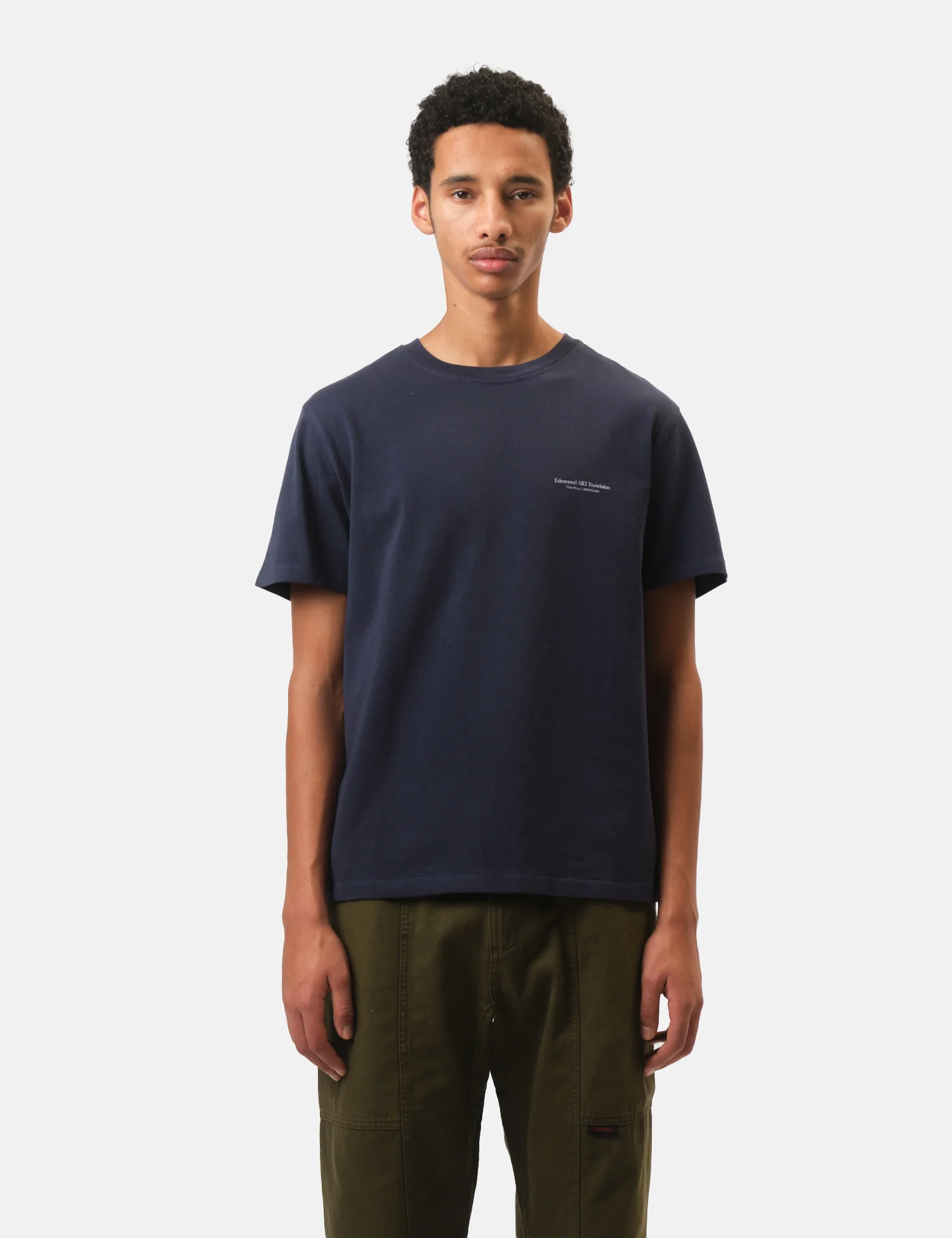 Edmmond Studios Savile Row T-Shirt - Navy Blue - Image 3