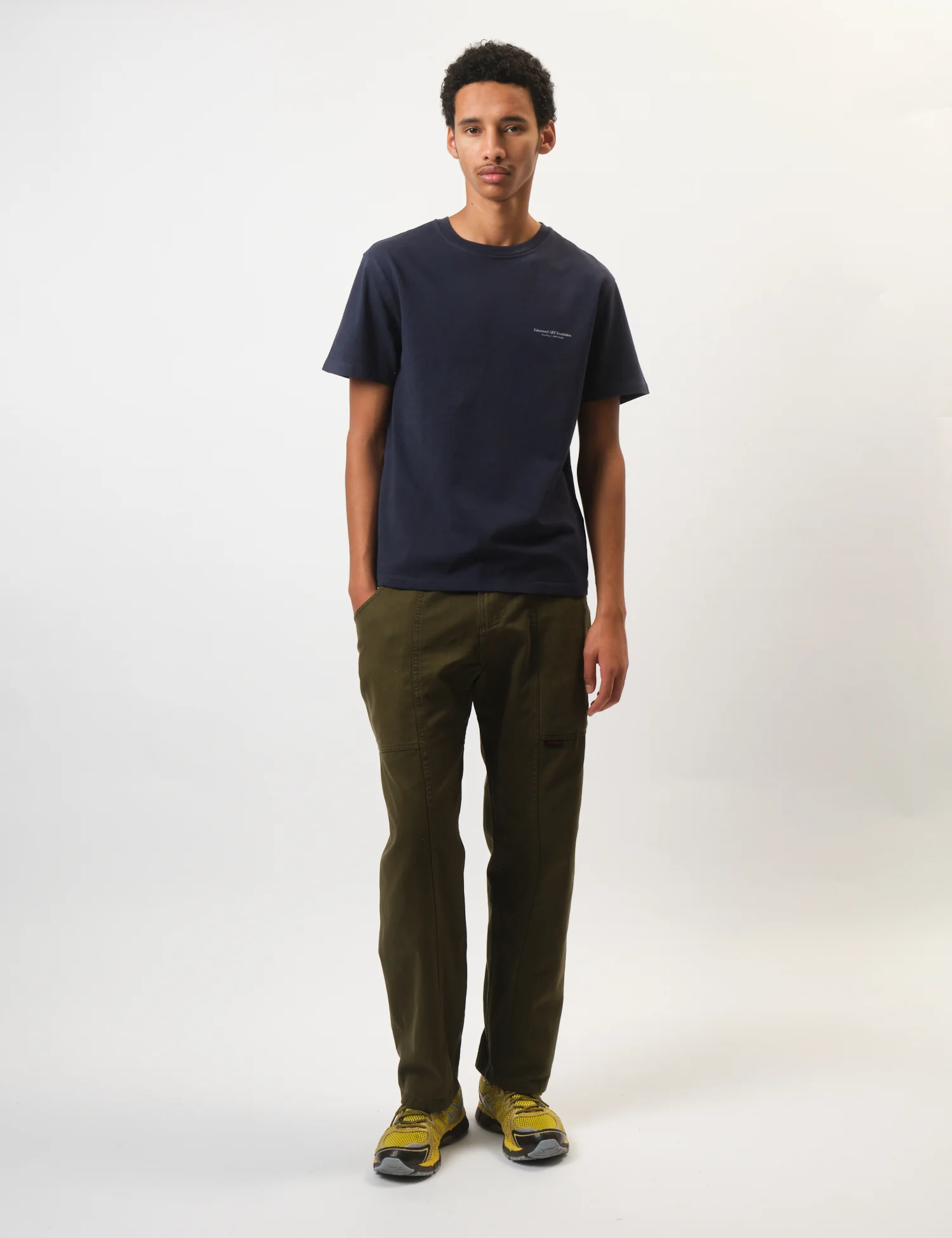 Edmmond Studios Savile Row T-Shirt - Navy Blue - Image 4