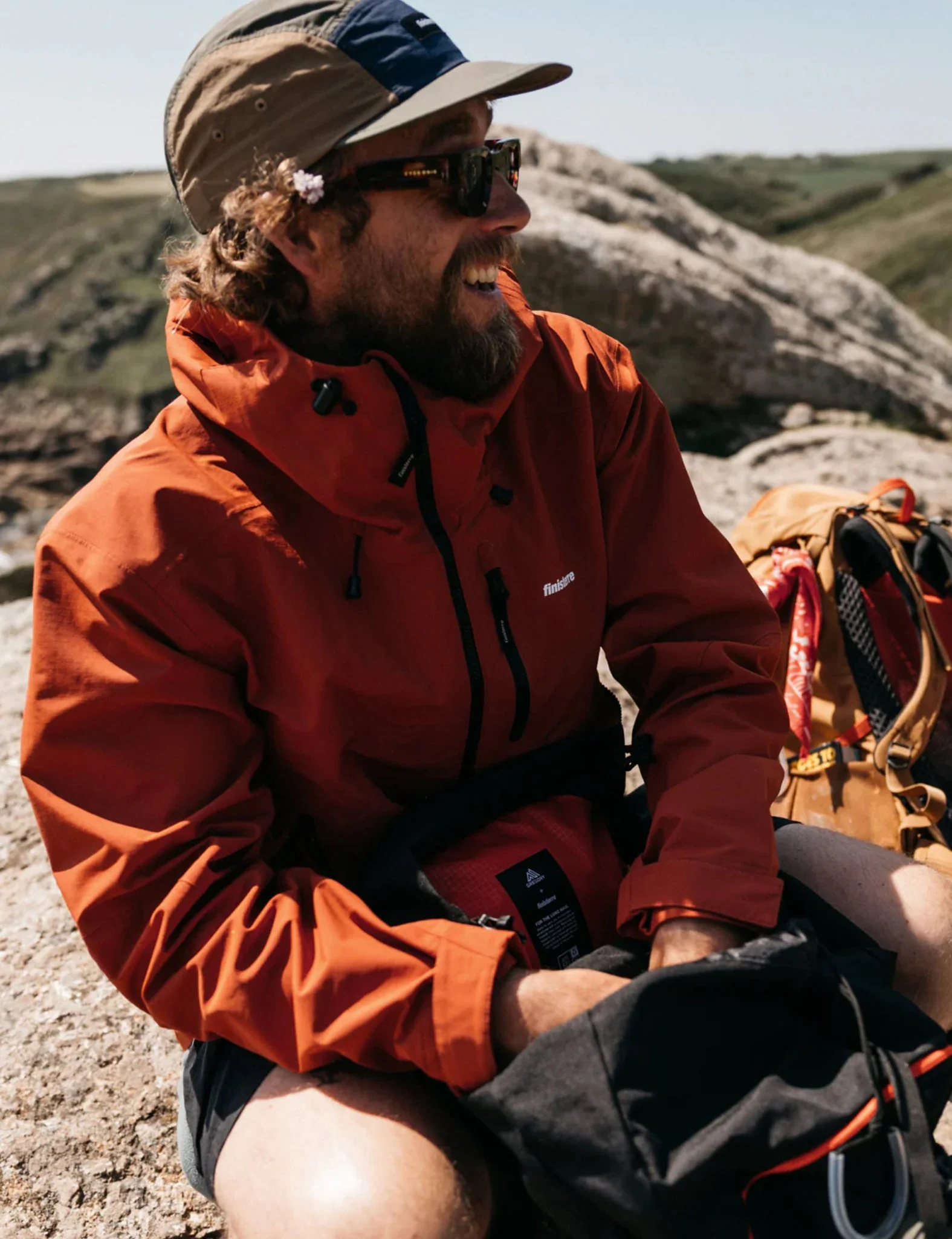 Finisterre Stormbird Jacket - Terracotta - Image 3