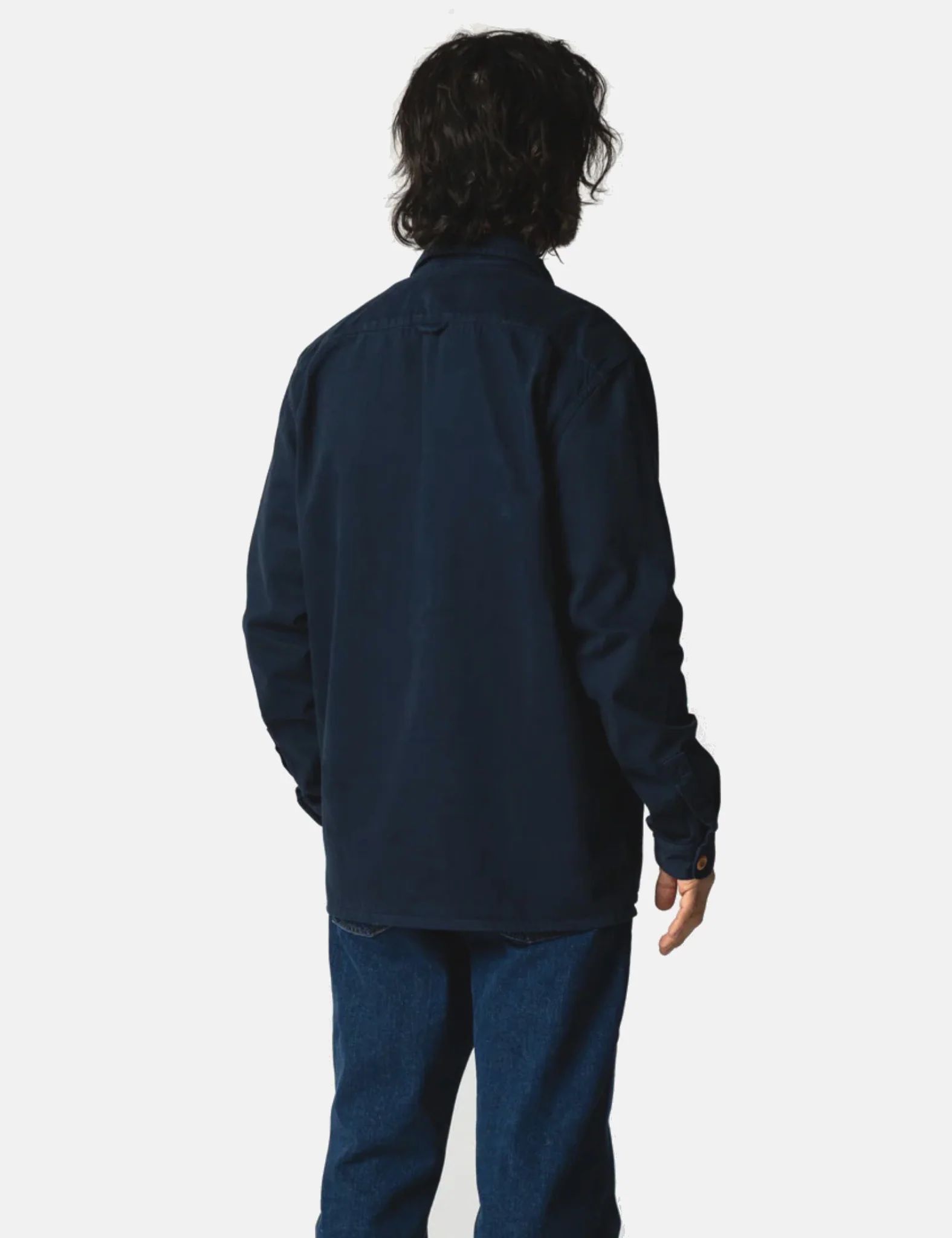 Finisterre Tonkin Work Shirt - Navy Blue - Image 2
