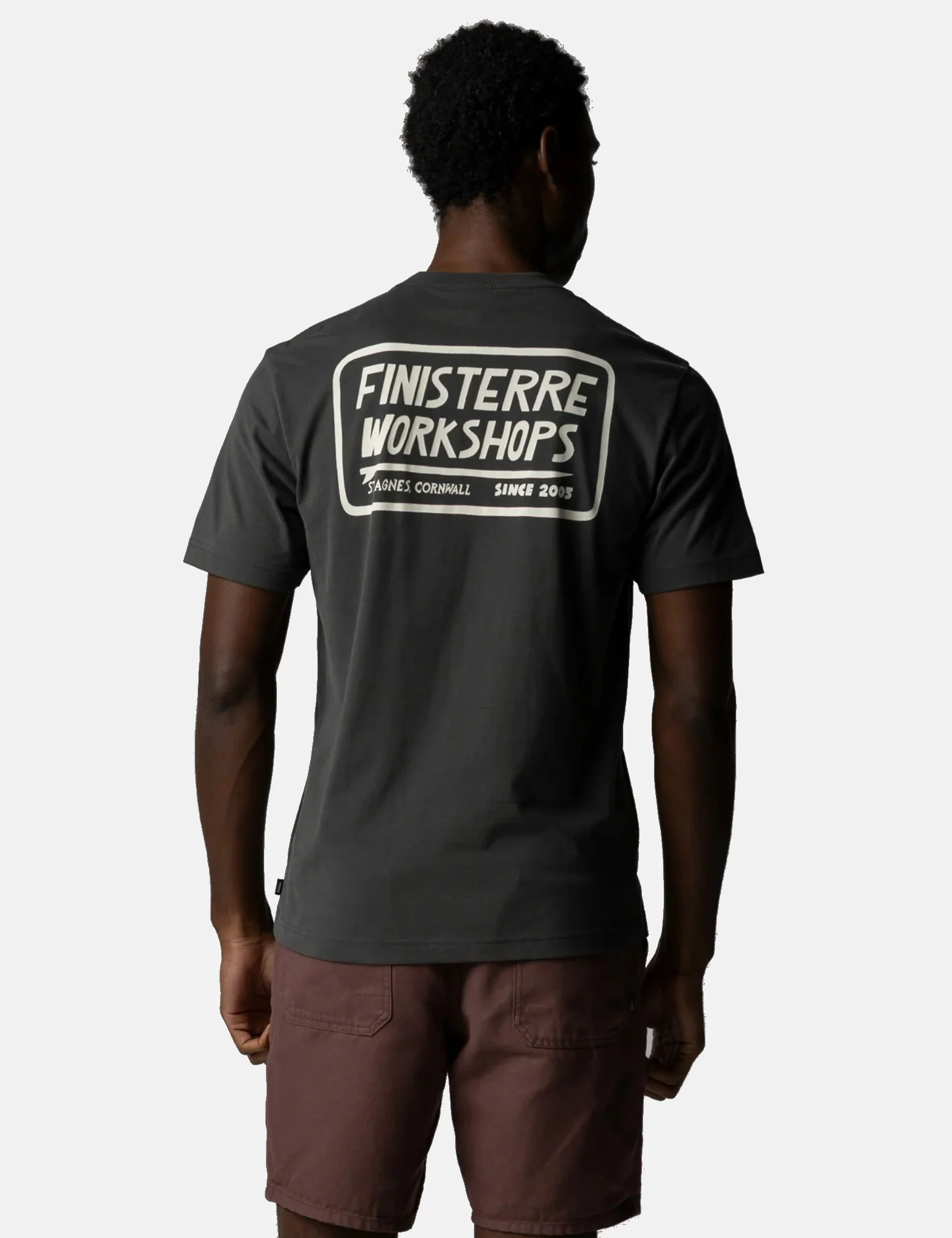 Finisterre Workshops T-Shirt - Raven Black